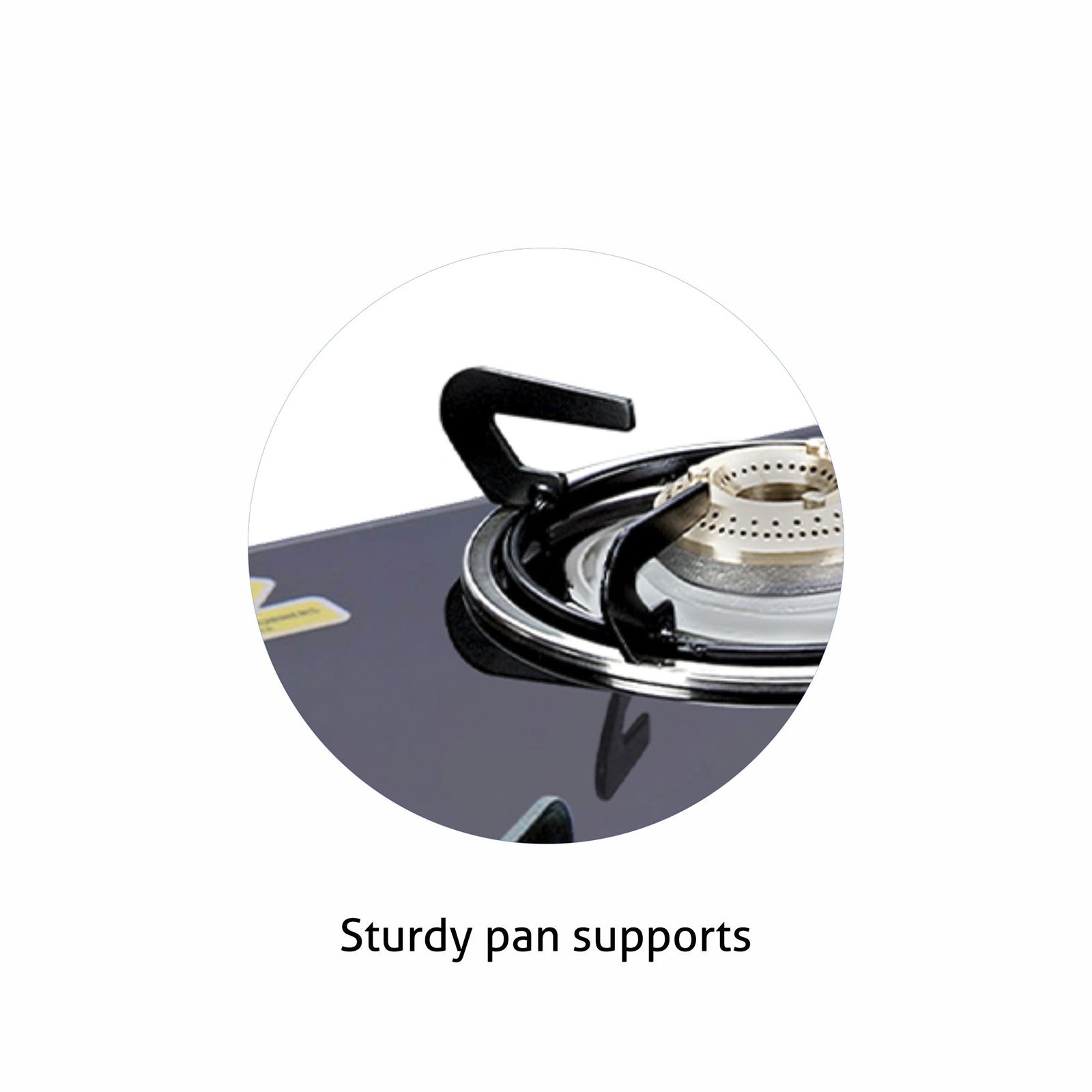 Glen 1043 GT HFBB DD BL Toughened Glass Top 4 Burner Manual Gas Stove (360 Degree Revolving Nozzle, Black)_8