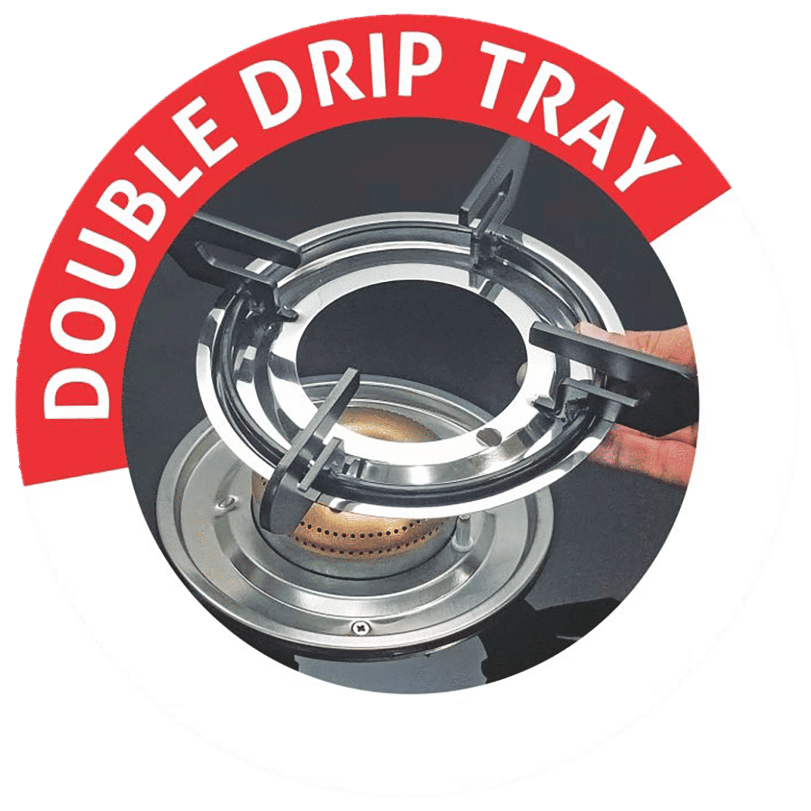 Glen 1032 GT HF BB DD BL Toughened Glass Top 3 Burner Manual Gas Stove (Scratch & Stain Resistant, Black)_7