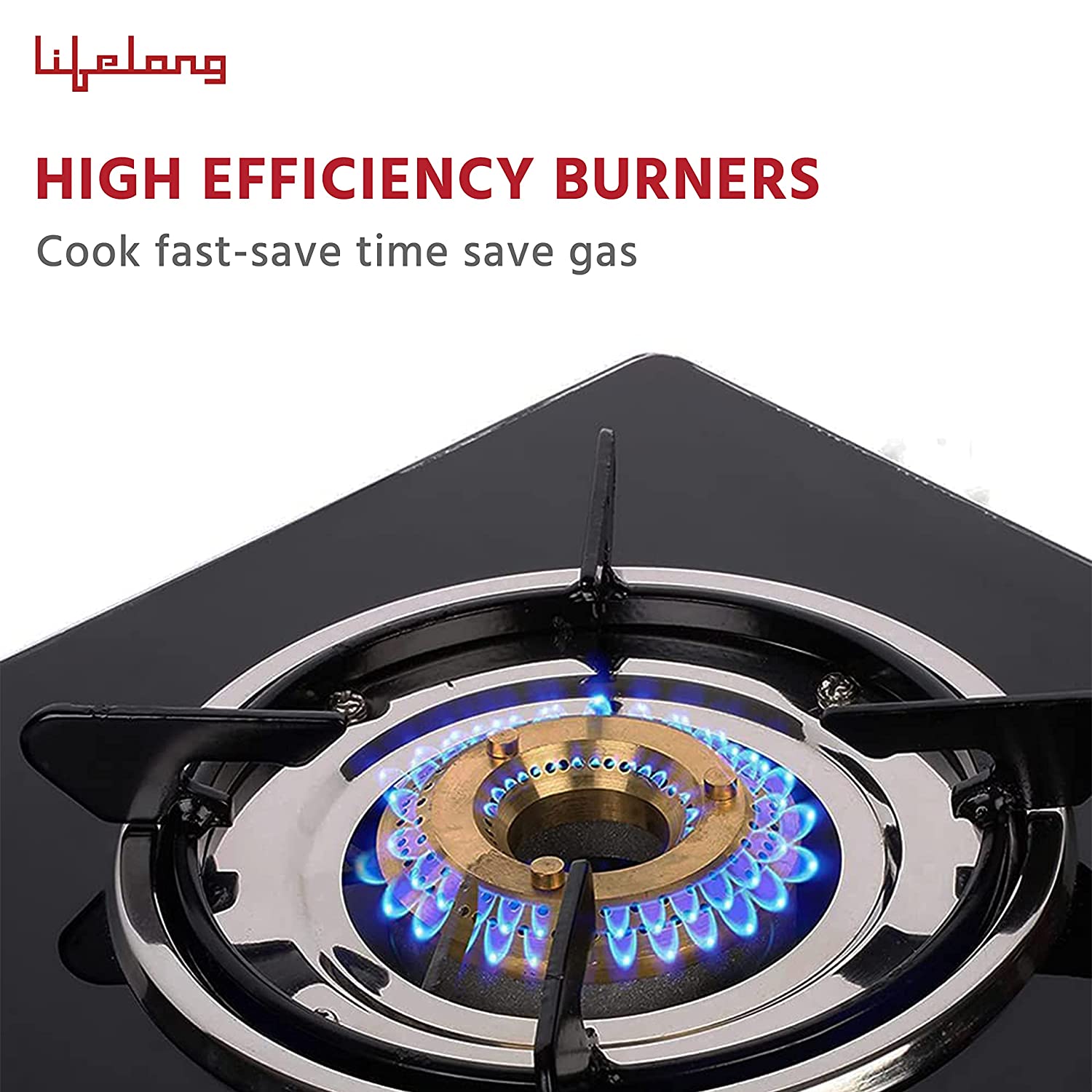 Lifelong LLGS10 Toughened Glass Top 2 Burner Manual Gas Stove (Anti-Skid Feet, Black) Lifelong LLGS10 Toughened Glass Top 2 Burner Manual Gas Stove (Anti-Skid Feet, Black)_12