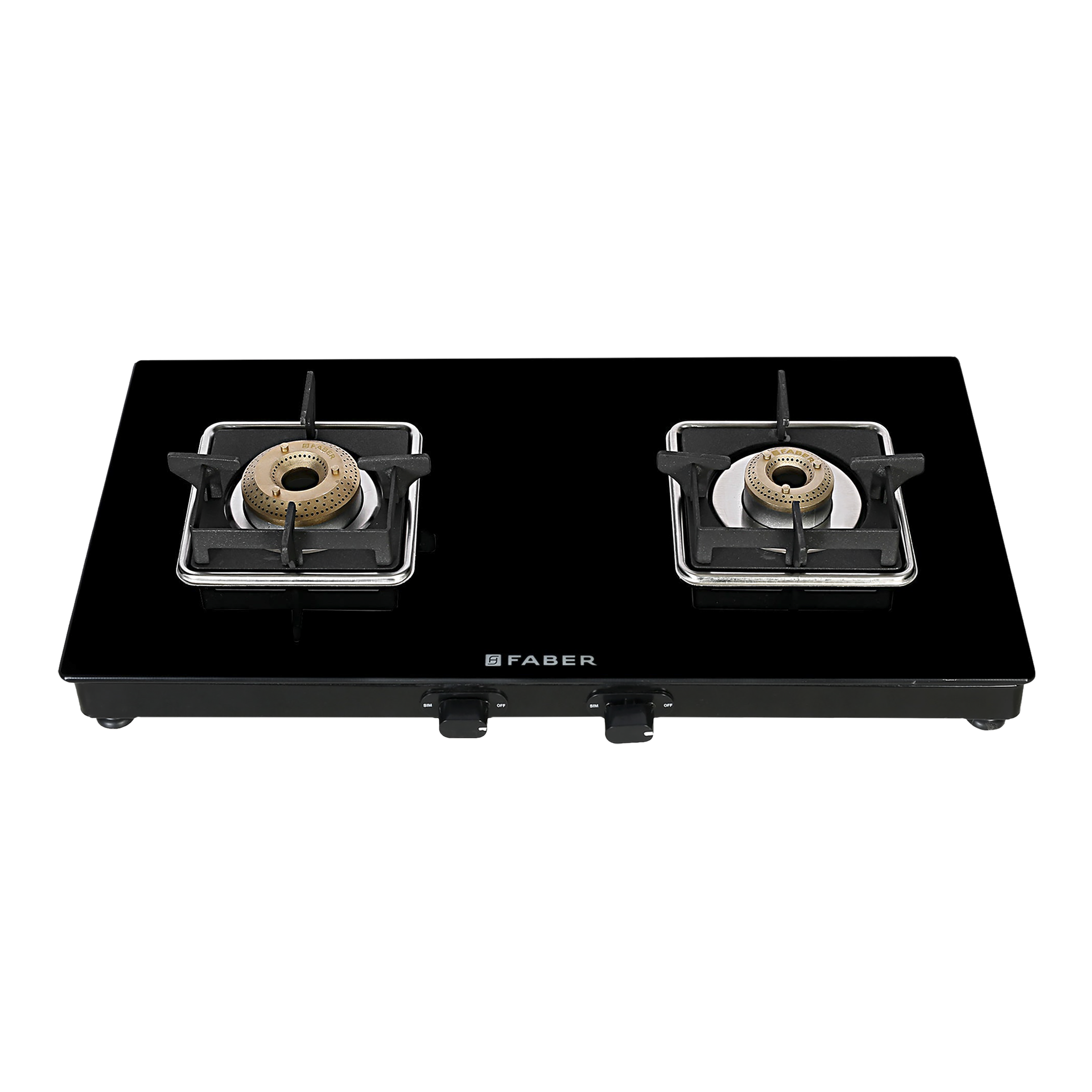 Faber Remo 2BB BK Toughened Glass Top 2 Burner Manual Gas Stove (Premium Quality Knob, Black)_10