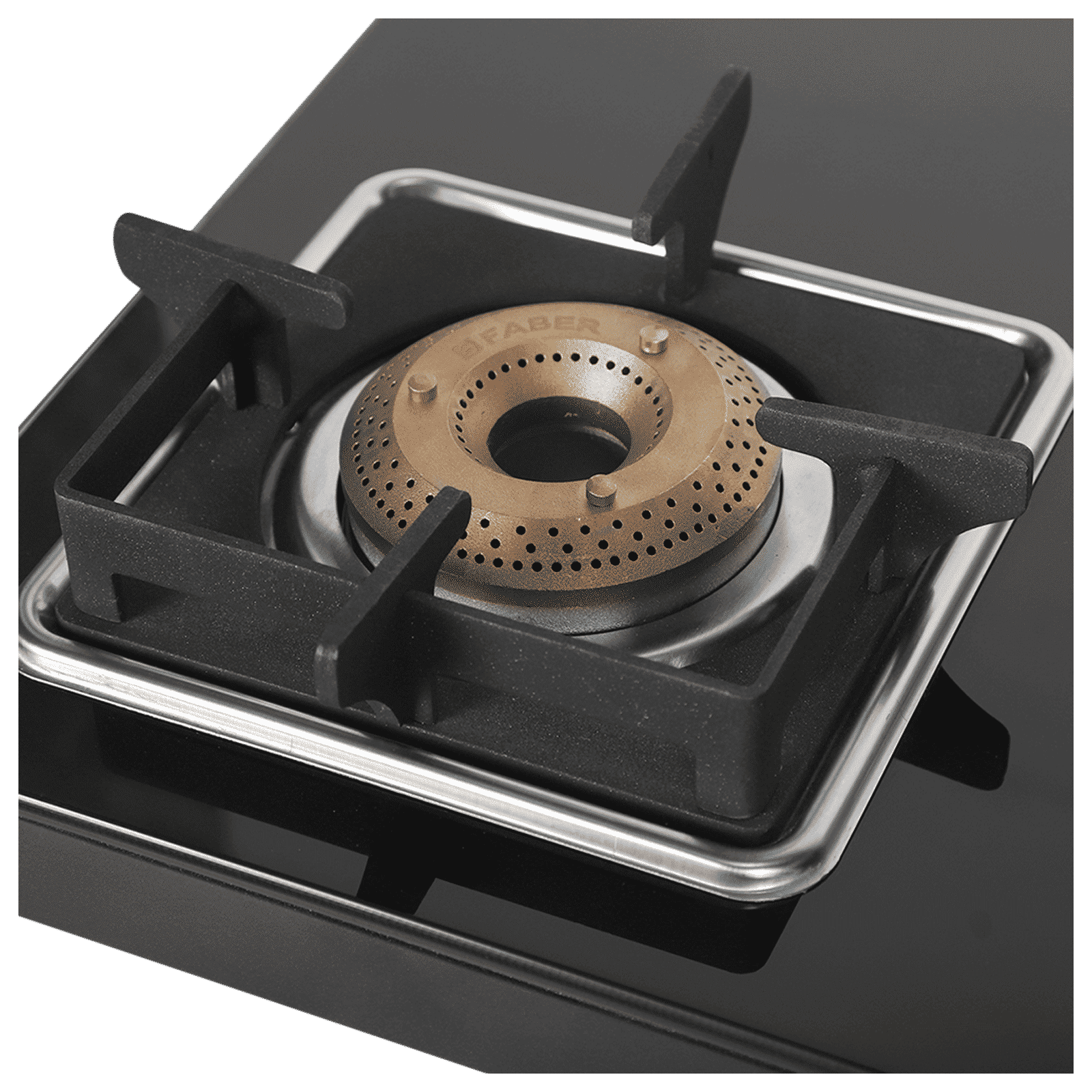 Faber Remo 2BB BK Toughened Glass Top 2 Burner Manual Gas Stove (Premium Quality Knob, Black)_3