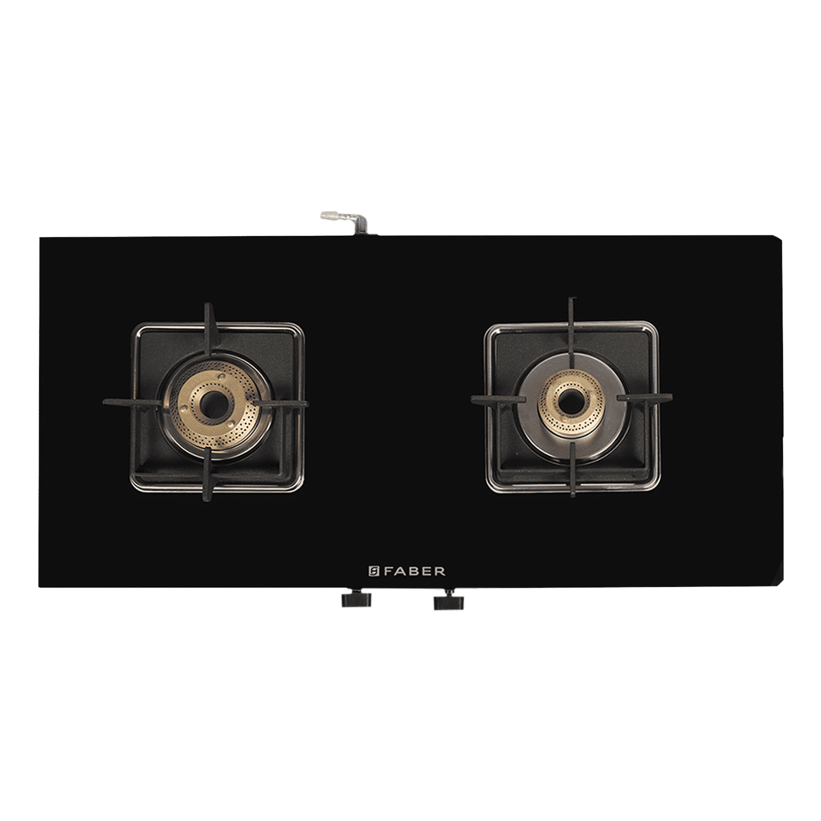 Faber Remo 2BB BK Toughened Glass Top 2 Burner Manual Gas Stove (Premium Quality Knob, Black)_4