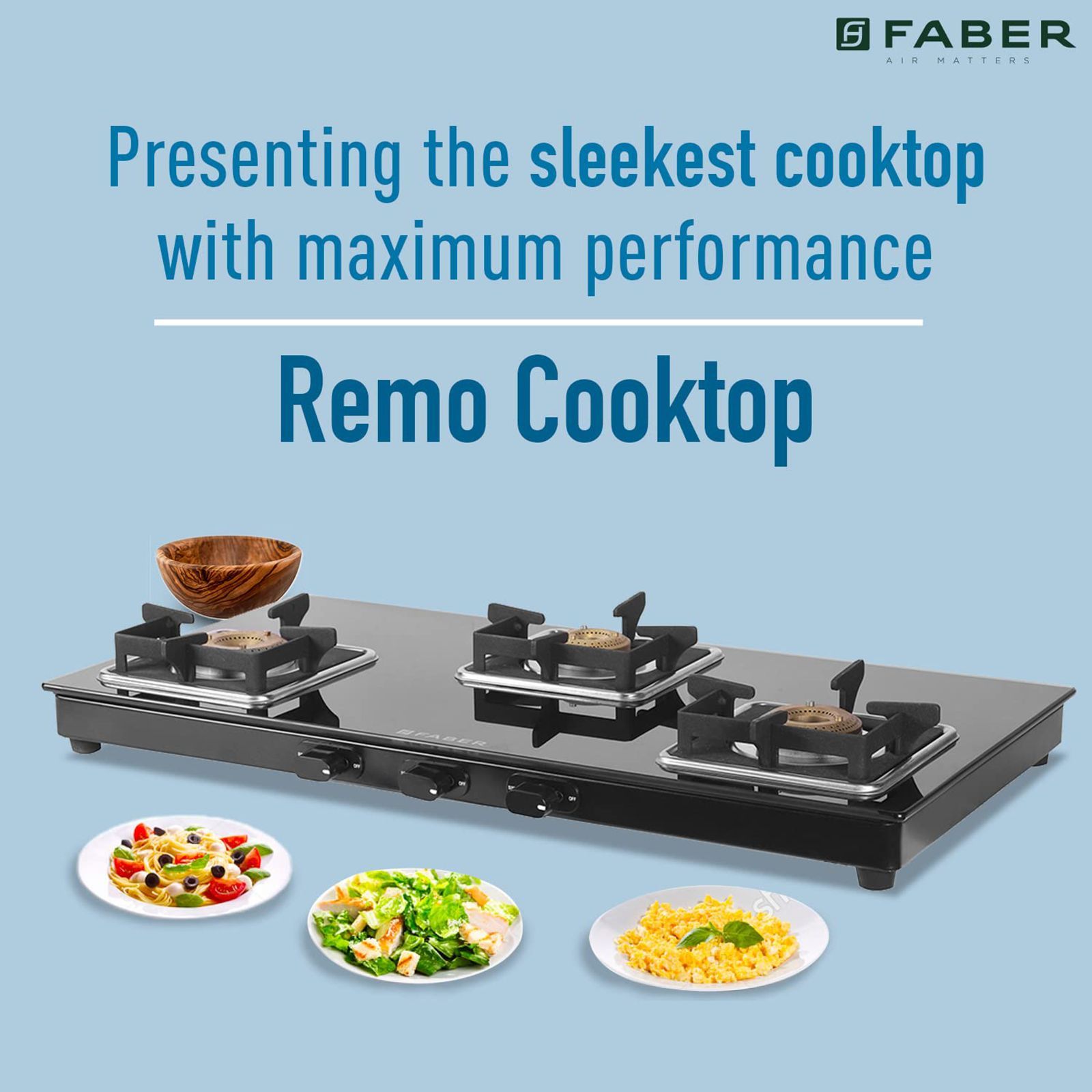 Faber Remo 3BB BK Toughened Glass Top 3 Burner Manual Gas Stove (Premium Quality Knob, Black)_6