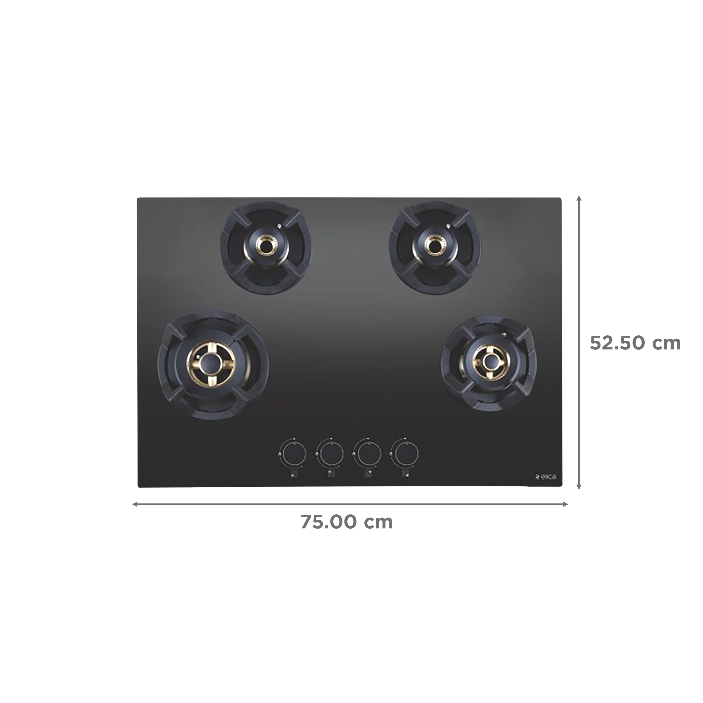 Elica CLASSIC FLEXI FB MFC 4B 75 MT FFD Glass Top 4 Burner Automatic Electric Hob (Heavy Duty Multi Frame Burners, Black) Elica CLASSIC FLEXI FB MFC 4B 75 MT FFD Glass Top 4 Burner Automatic Electric Hob (Heavy Duty Multi Frame Burners, Black)_2