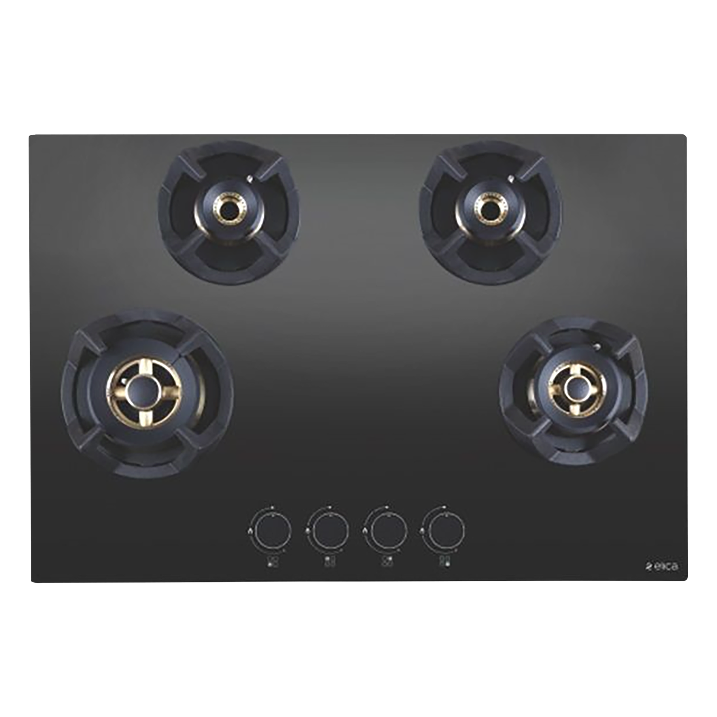 Elica CLASSIC FLEXI FB MFC 4B 90 MT FFD Glass Top 4 Burner Automatic Electric Hob (Heavy Duty Multi Frame Burners, Black)_1