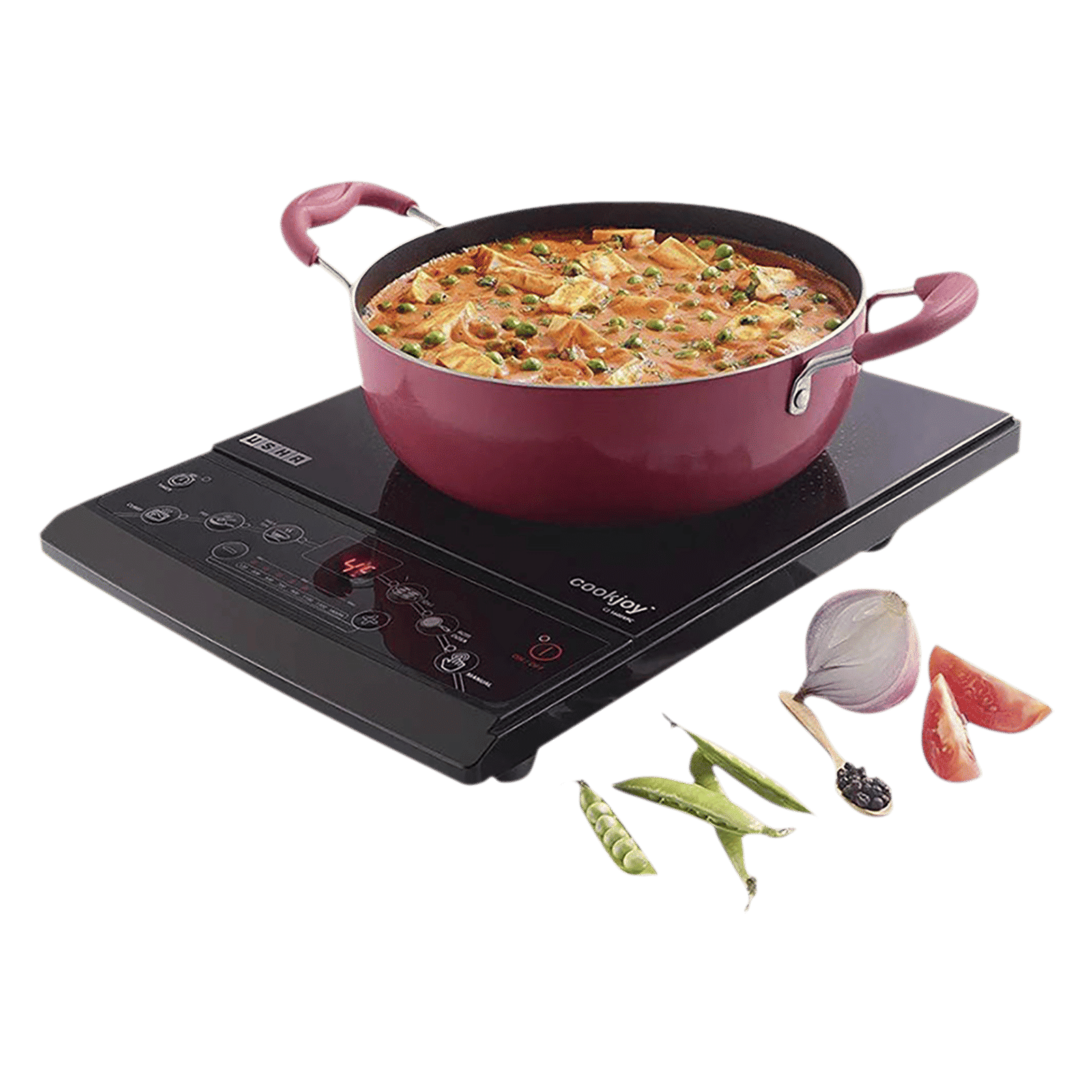 USHA Cookjoy 1600W Induction Cooktop with 5 Preset Menus_12