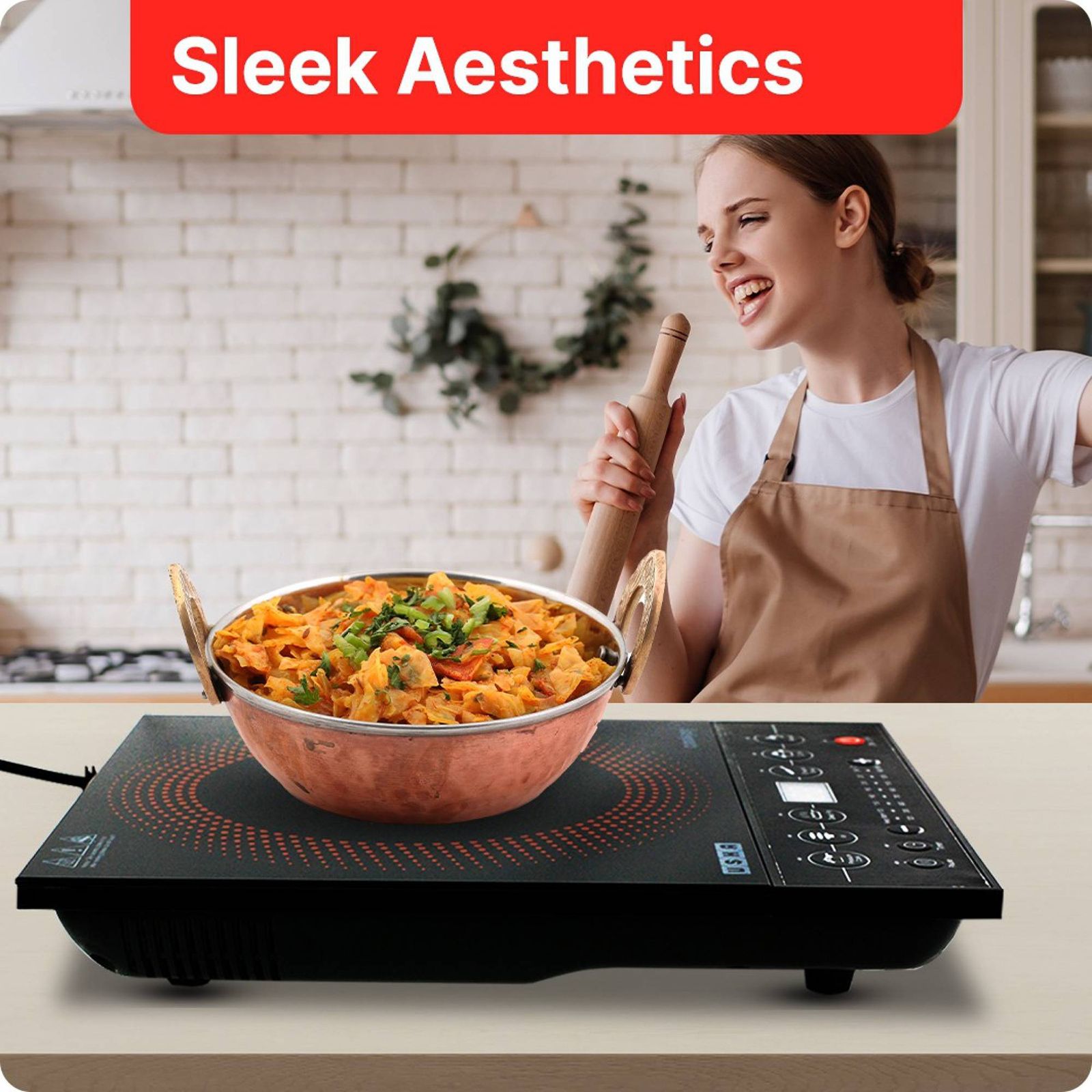 USHA Cookjoy 1600W Induction Cooktop with 5 Preset Menus_16