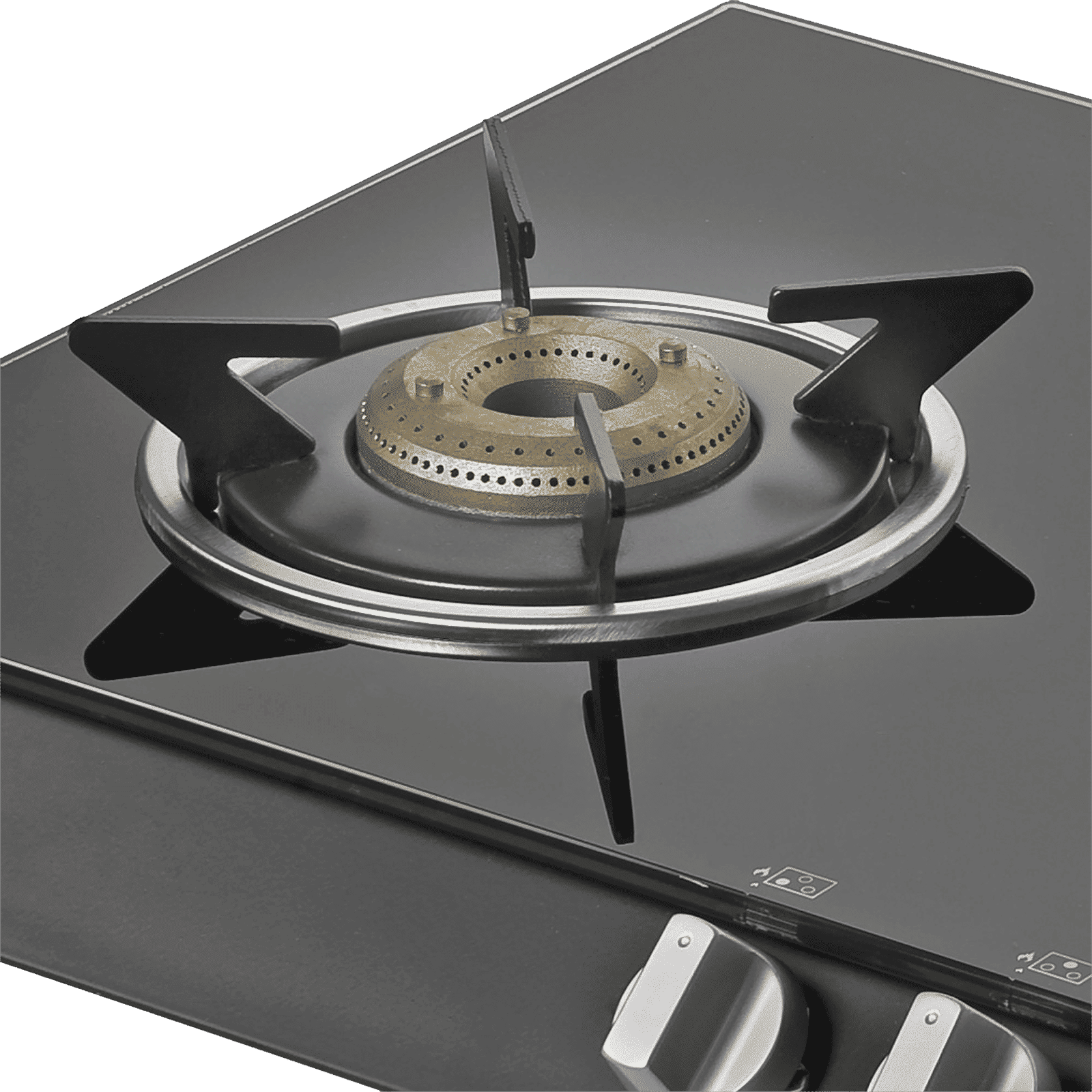 KAFF CTB713BAI Toughened Glass Top 3 Burner Automatic Gas Stove (Heavy Duty Pan Support, Black)_4
