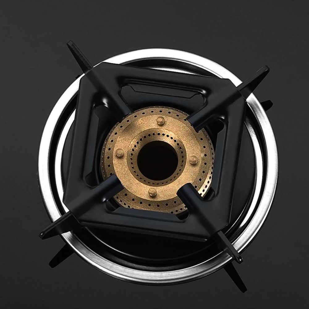 KAFF CTB713BAI Toughened Glass Top 3 Burner Automatic Gas Stove (Heavy Duty Pan Support, Black)_7