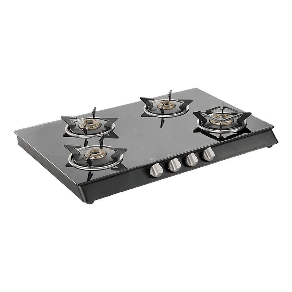 KAFF CTB694BAI Toughened Glass Top 4 Burner Automatic Gas Stove (Heavy Duty Pan Support, Black)_9