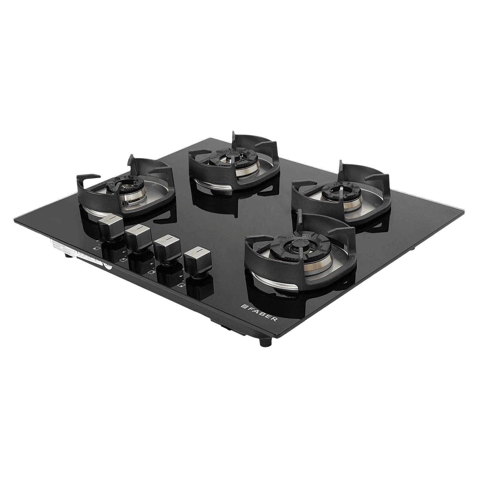 Faber Nexus IND Star HT654 CRS BR CI AI Toughened Glass Top 4 Burner Automatic Electric Hob (Flame Failure Device, Black)_13