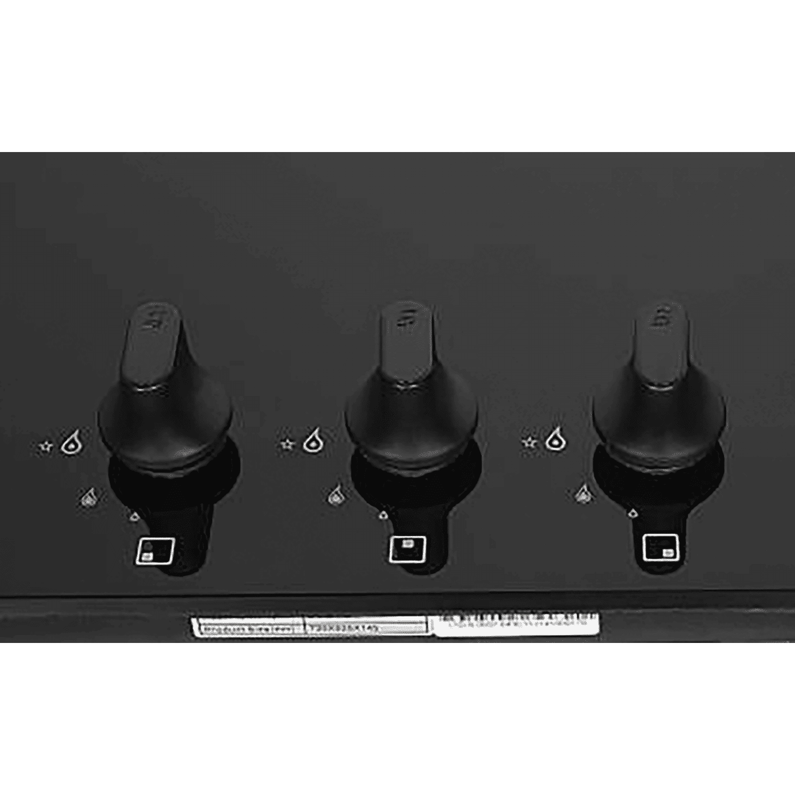 Faber Ultima HT723 CRS BR CI AI Toughened Glass Top 3 Burner Automatic Electric Hob (Premium Quality Knob, Black)_5