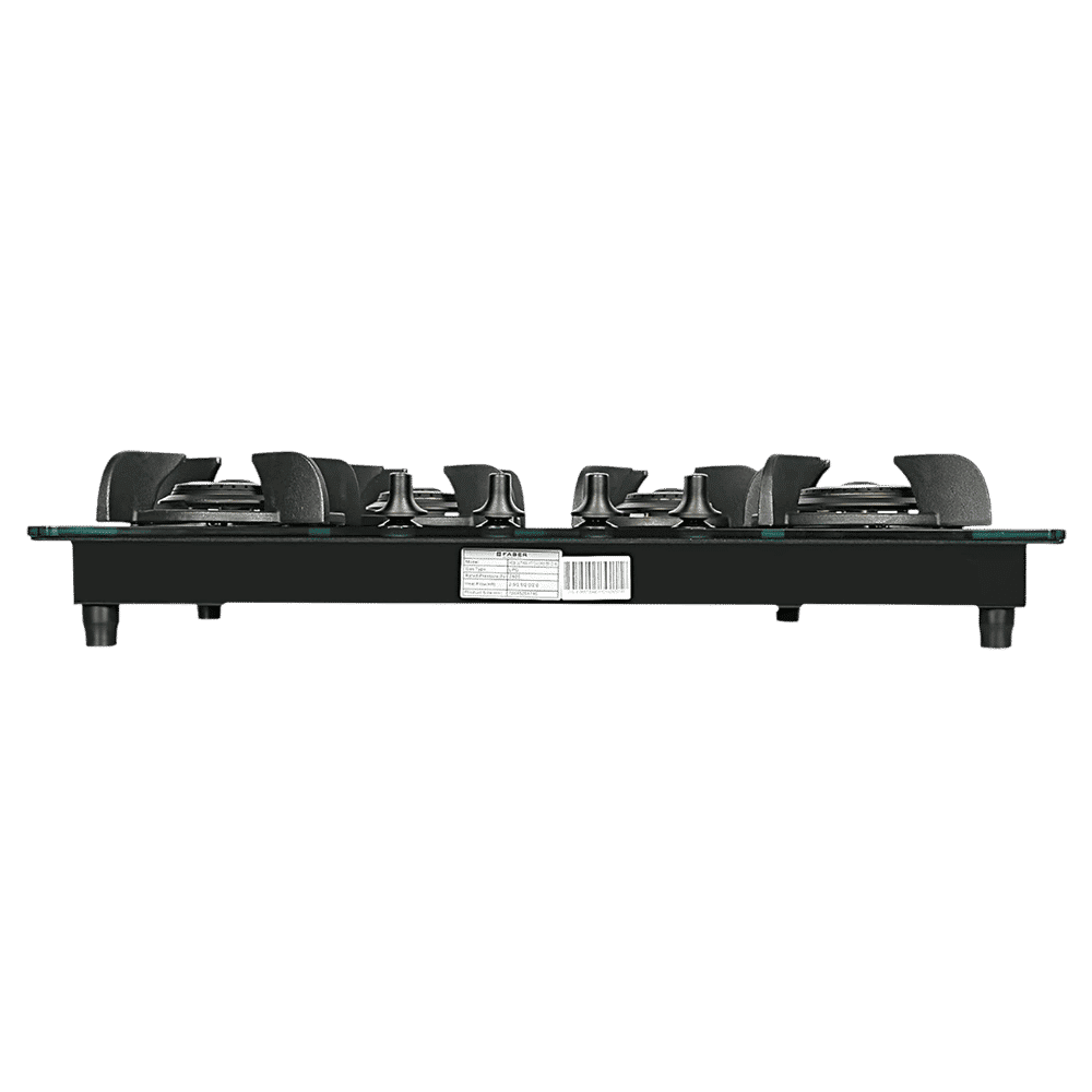 Faber Ultima HT724 CRS BR CI AI Toughened Glass Top 4 Burner Automatic Electric Hob (Premium Quality Knob, Black)_12