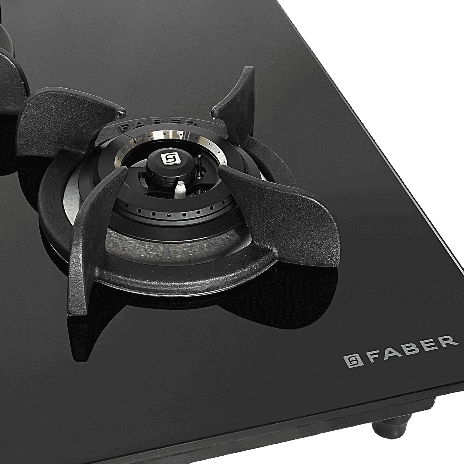 Faber Ultima Plus HT904 CRS BR CI AI Toughened Glass Top 4 Burner Automatic Electric Hob (Premium Quality Knob, Black)_4