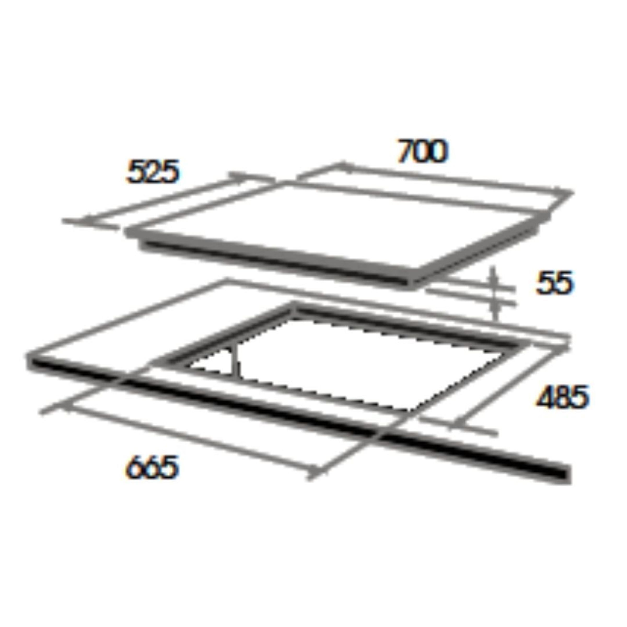 Elica FLEXI MFC FB 470 SWIRL Toughened Glass Top 4 Burner Automatic Electric Hob (Cast Iron Grid, Black)_7