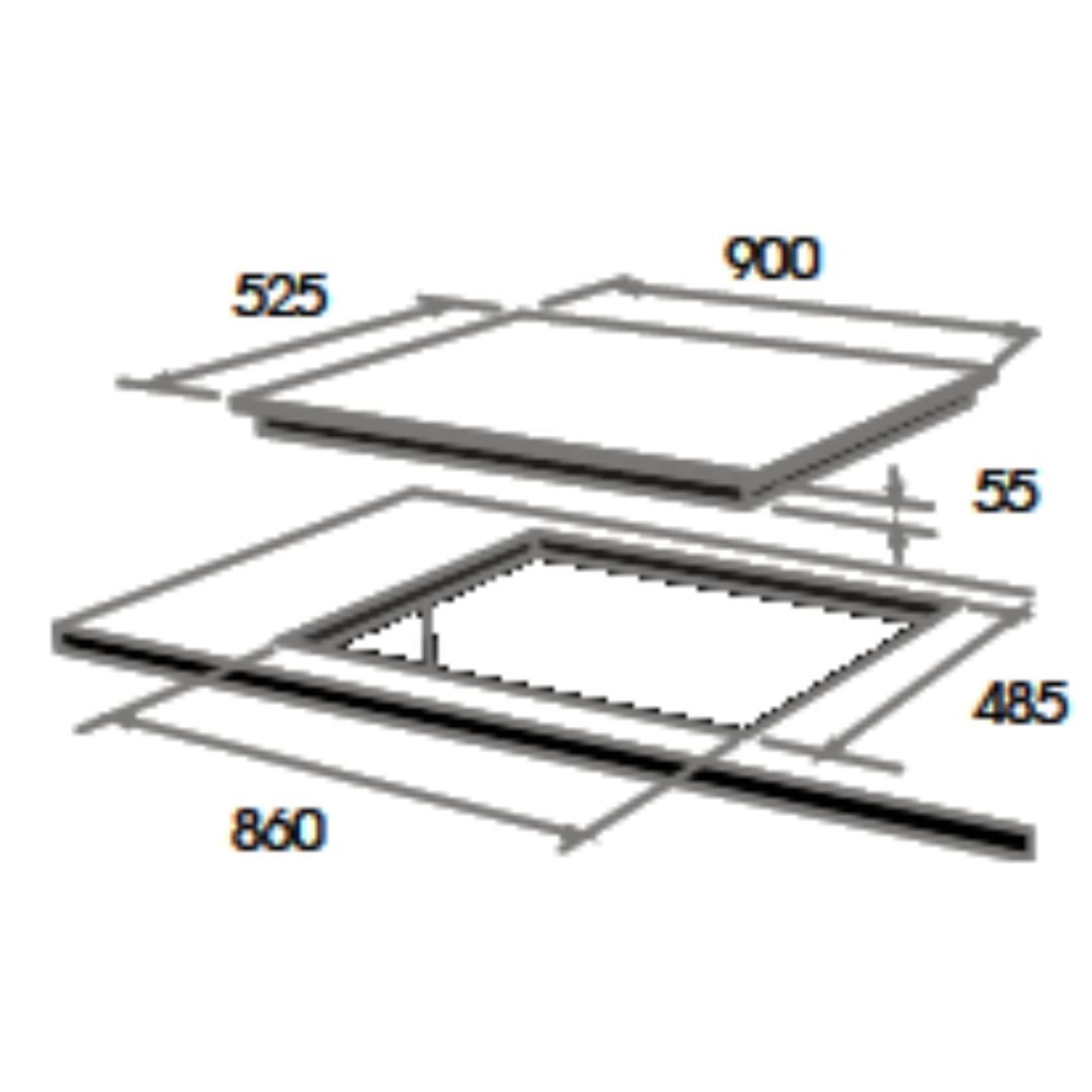 Elica FLEXI MFC FB 491 SWIRL Toughened Glass Top 4 Burner Automatic Electric Hob (Cast Iron Grid, Black)_7