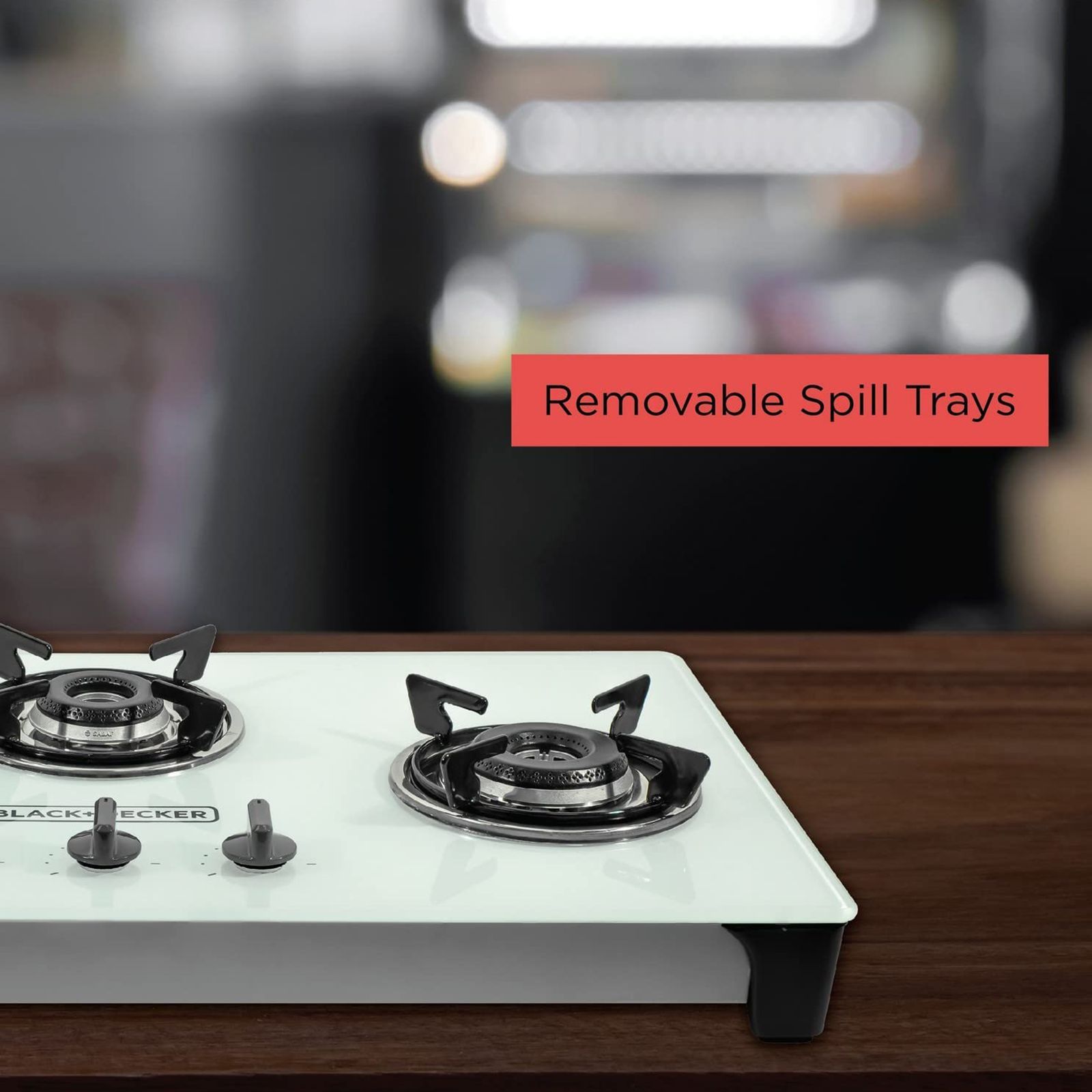 Black & Decker Toughened Glass Top 3 Burner Automatic Gas Stove (Skid-Proof Legs, White)_5