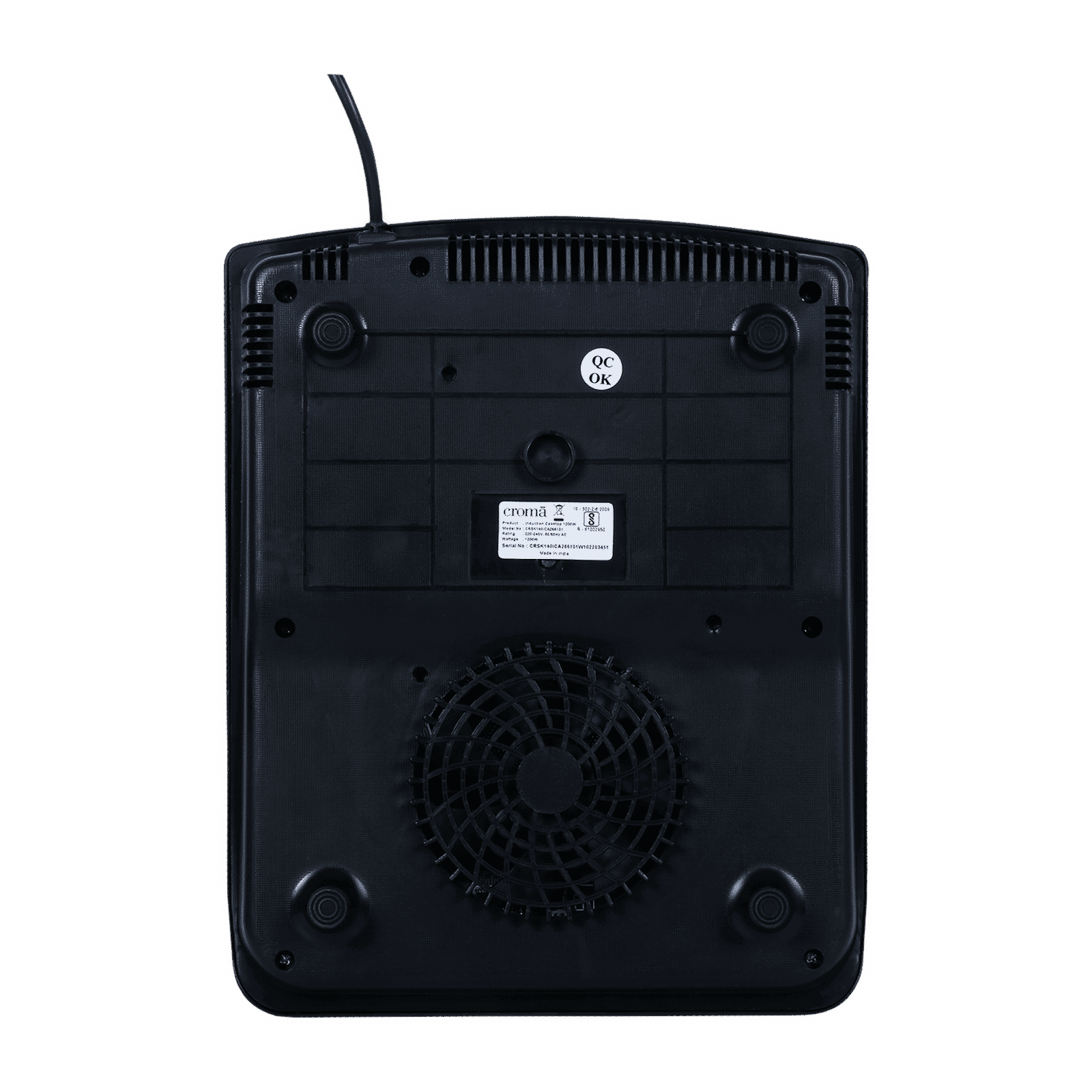 Croma 1200W Induction Cooktop with 7 Preset Menus Croma 1200W Induction Cooktop with 7 Preset Menus_11