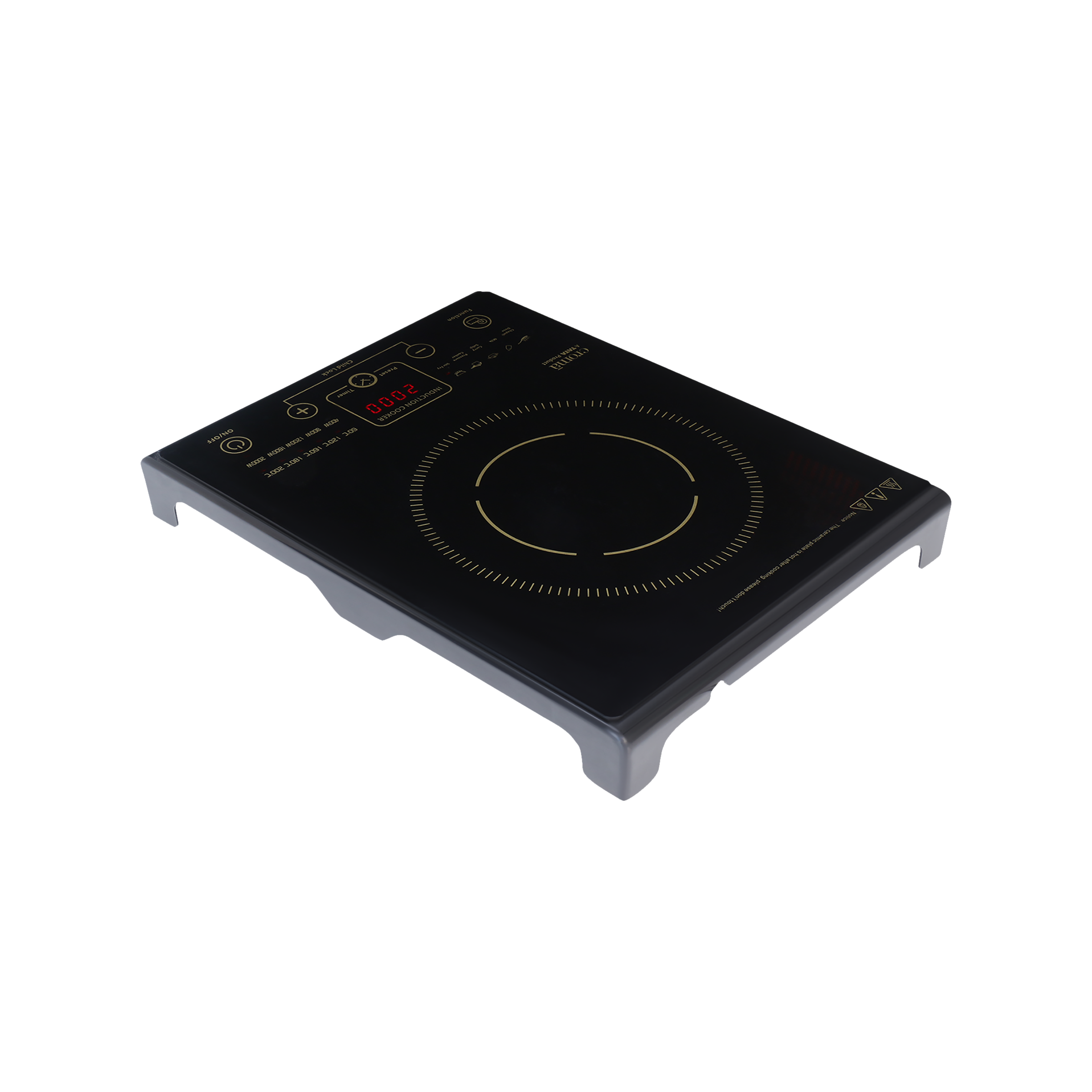 Croma 2000W Induction Cooktop with 5 Preset Menus_4