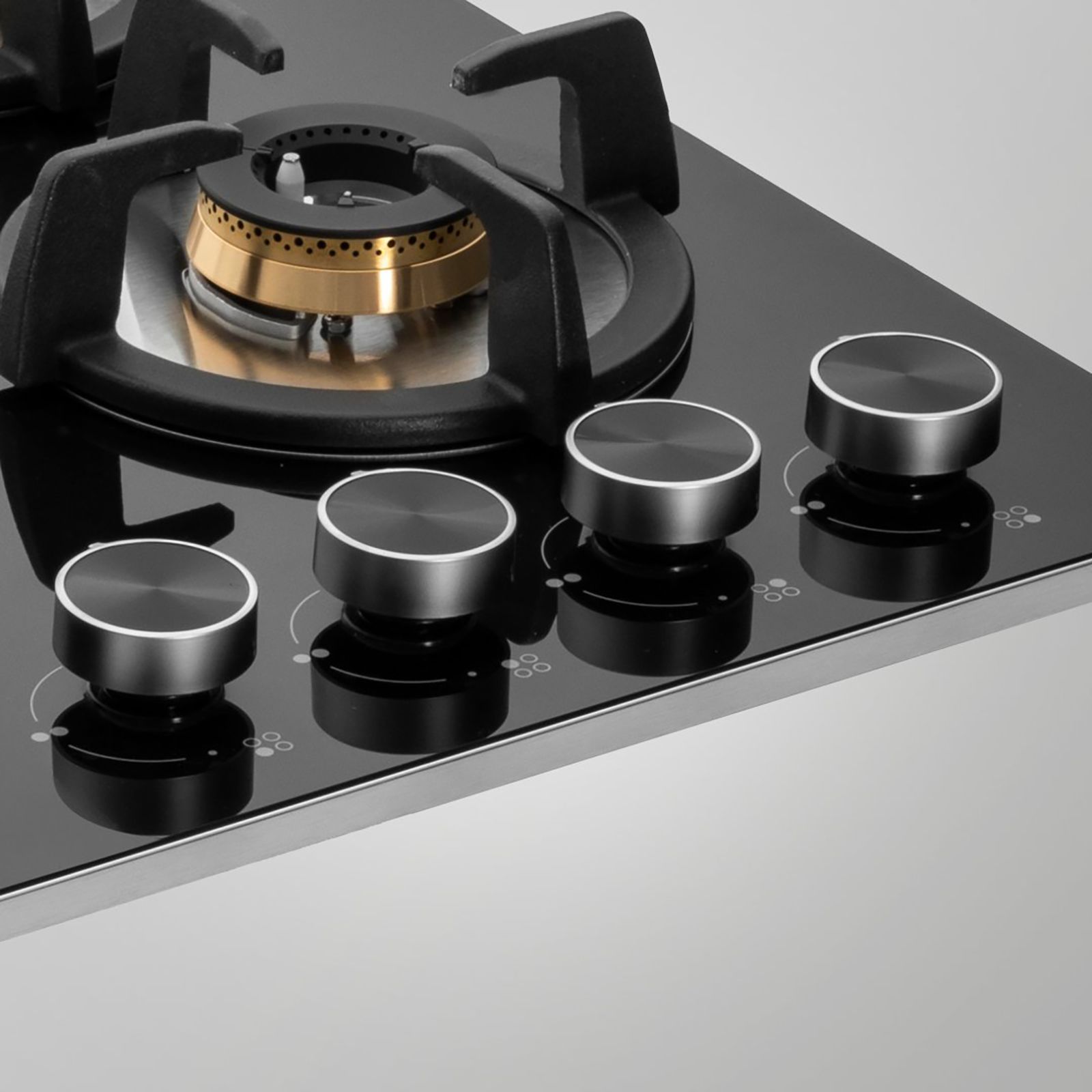 KAFF BLH 604 Tempered Glass Top 4 Burner Automatic Electric Hob (Flame Failure Device, Black)_4