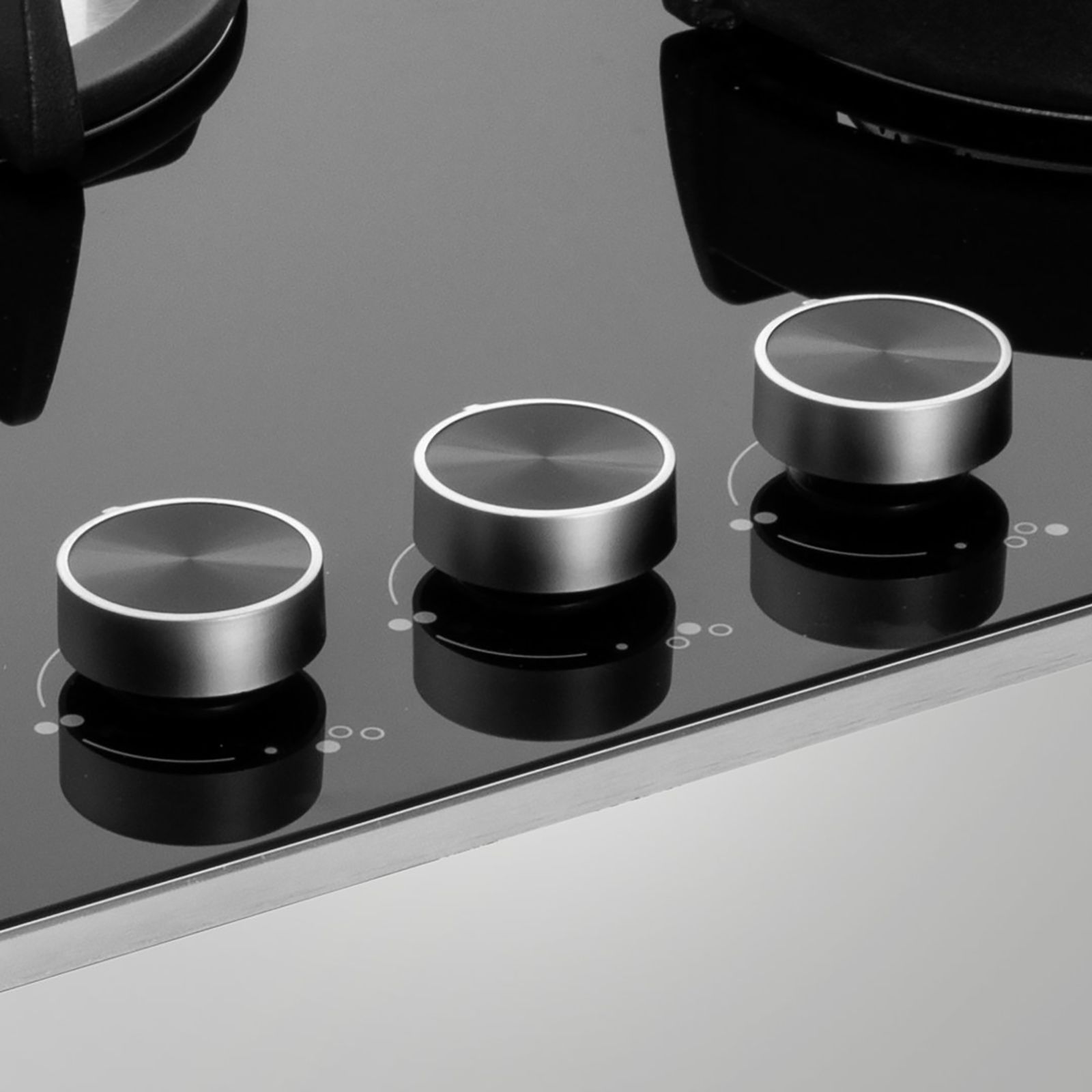 KAFF Bellini Tempered Glass Top 3 Burner Automatic Electric Hob (Flame Failure Device, Black)_21