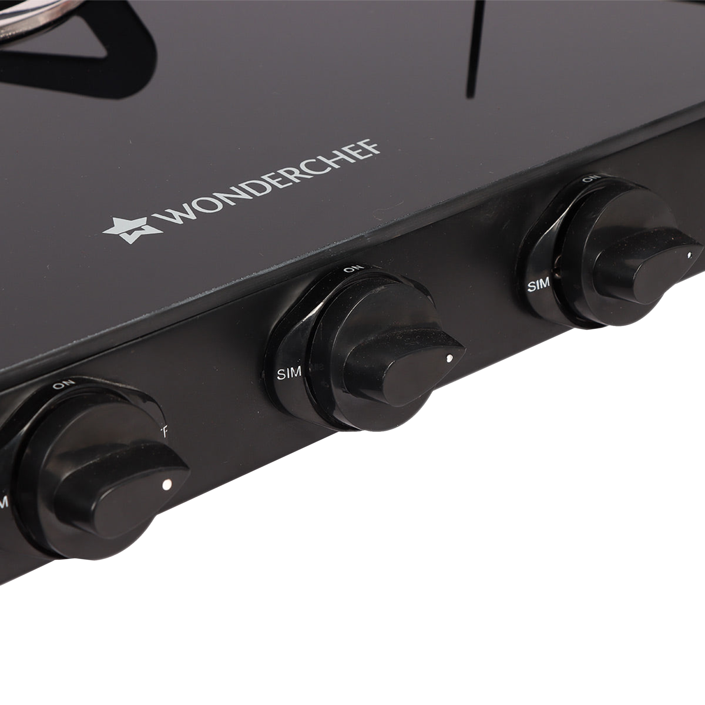 WONDERCHEF Glory Toughened Glass Top 3 Burner Manual Gas Stove (Heat Resistant Legs, Black)_5