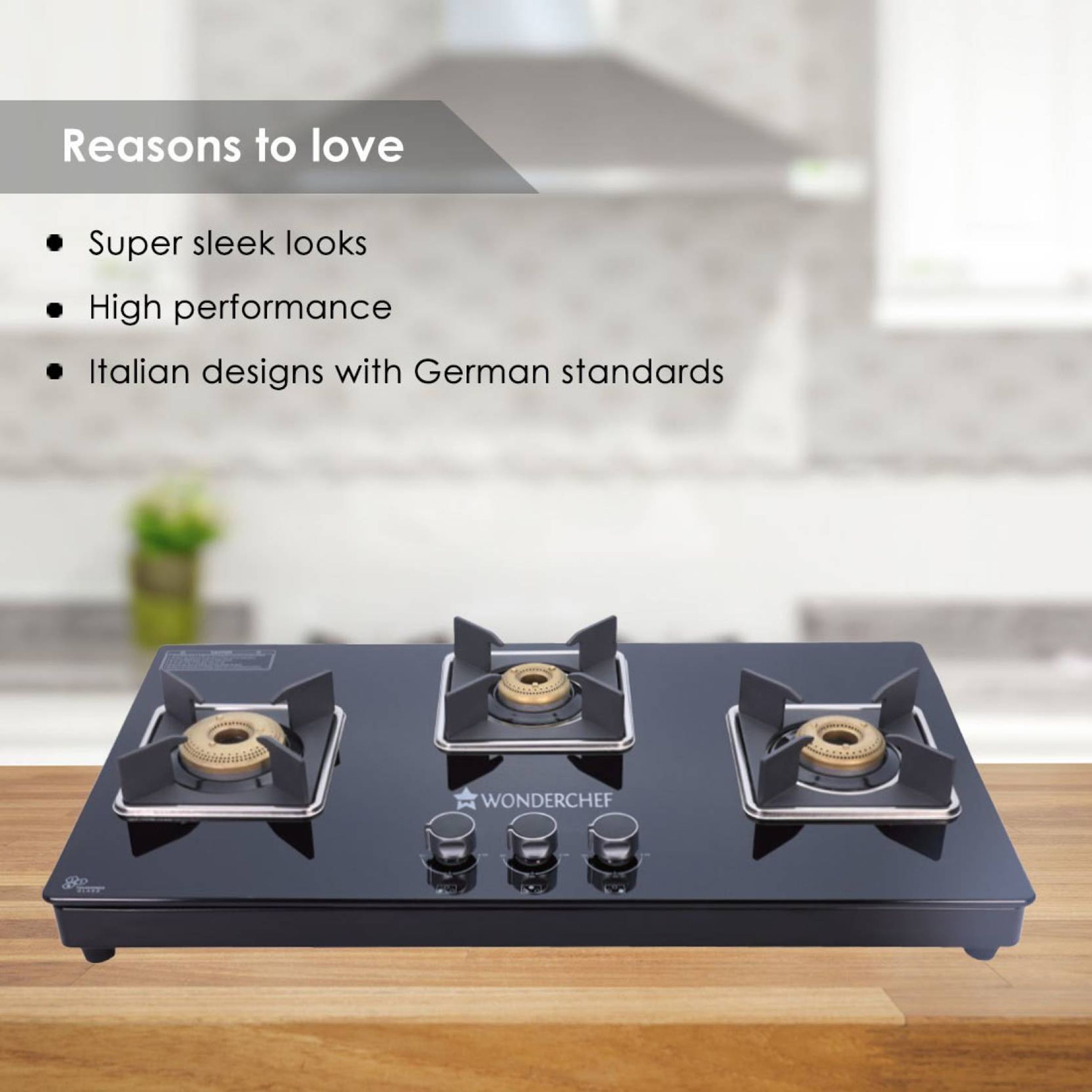WONDERCHEF Octavia Toughened Glass Top 4 Burner Manual Hob (Heat Resistant Legs, Black)_13