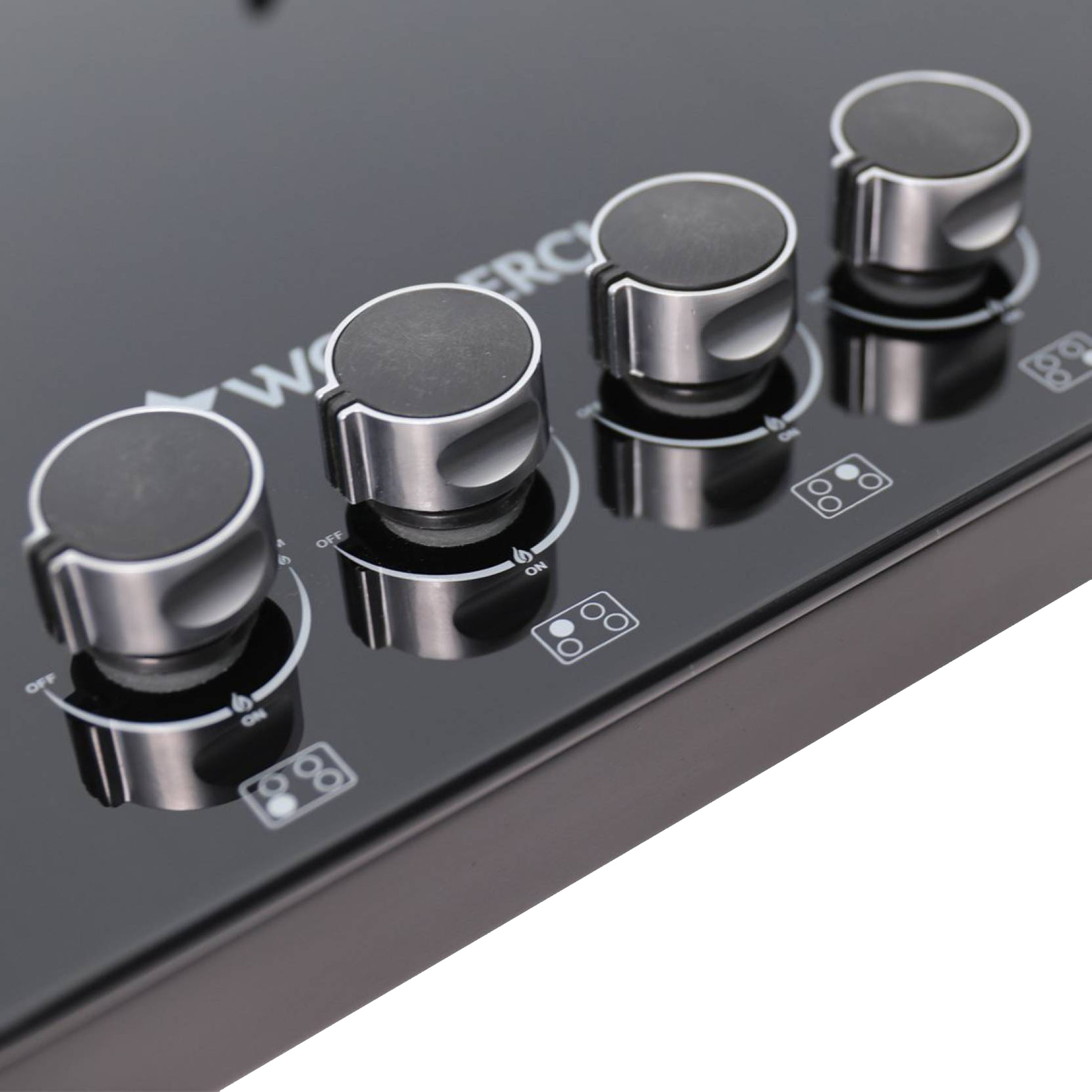 WONDERCHEF Octavia Toughened Glass Top 4 Burner Manual Hob (Heat Resistant Legs, Black)_5