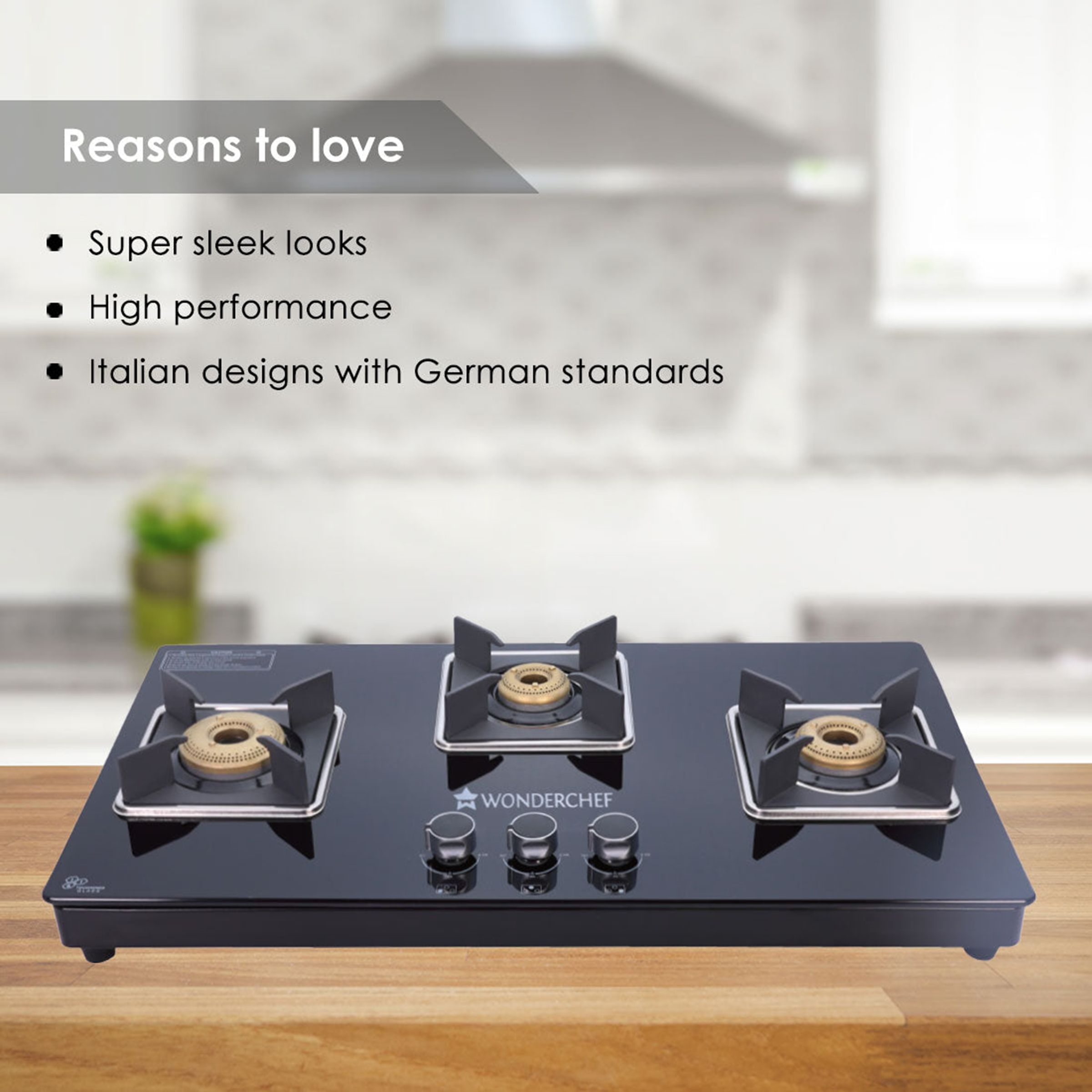 WONDERCHEF Octavia Toughened Glass Top 3 Burner Manual Hob (Heat Resistant Legs, Black)_12