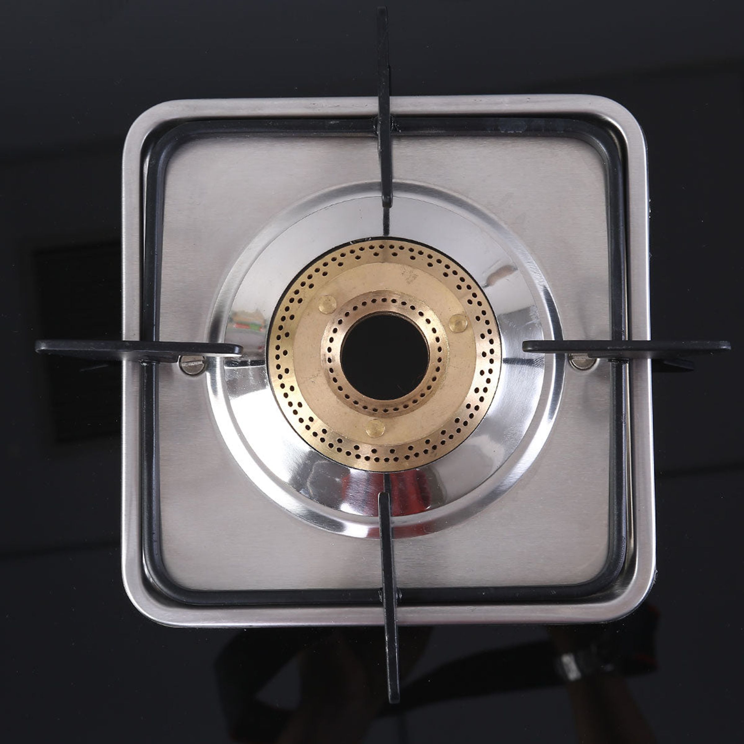 WONDERCHEF Ultima Toughened Glass Top 1 Burner Manual Gas Stove (Compact Design, Black)_4