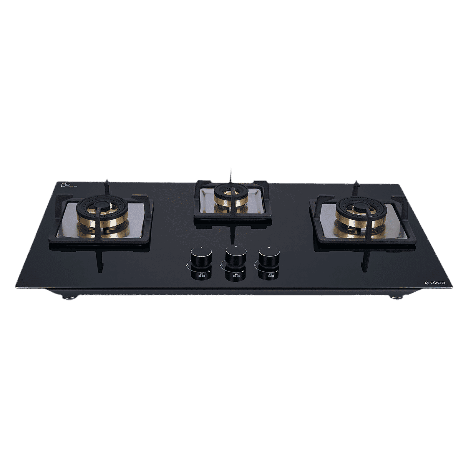 Elica IND FLEXI FB 375 DX DFS Glass Top 3 Burner Automatic Electric Hob (Cast Iron Grid, Black) Elica IND FLEXI FB 375 DX DFS Glass Top 3 Burner Automatic Electric Hob (Cast Iron Grid, Black)_7