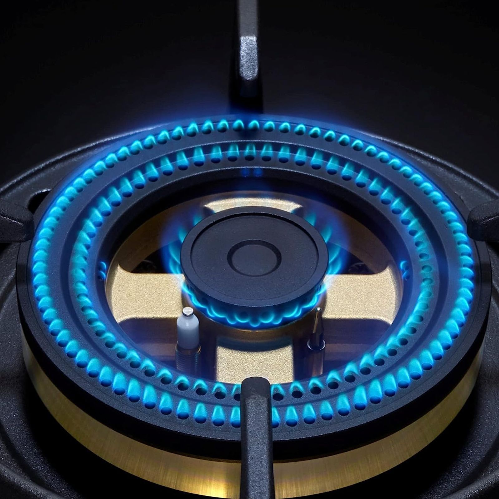 Elica IND FLEXI FB 470 DX DFS Glass Top 4 Burner Automatic Electric Hob (360 Degree Revolving Nozzle, Black)_4