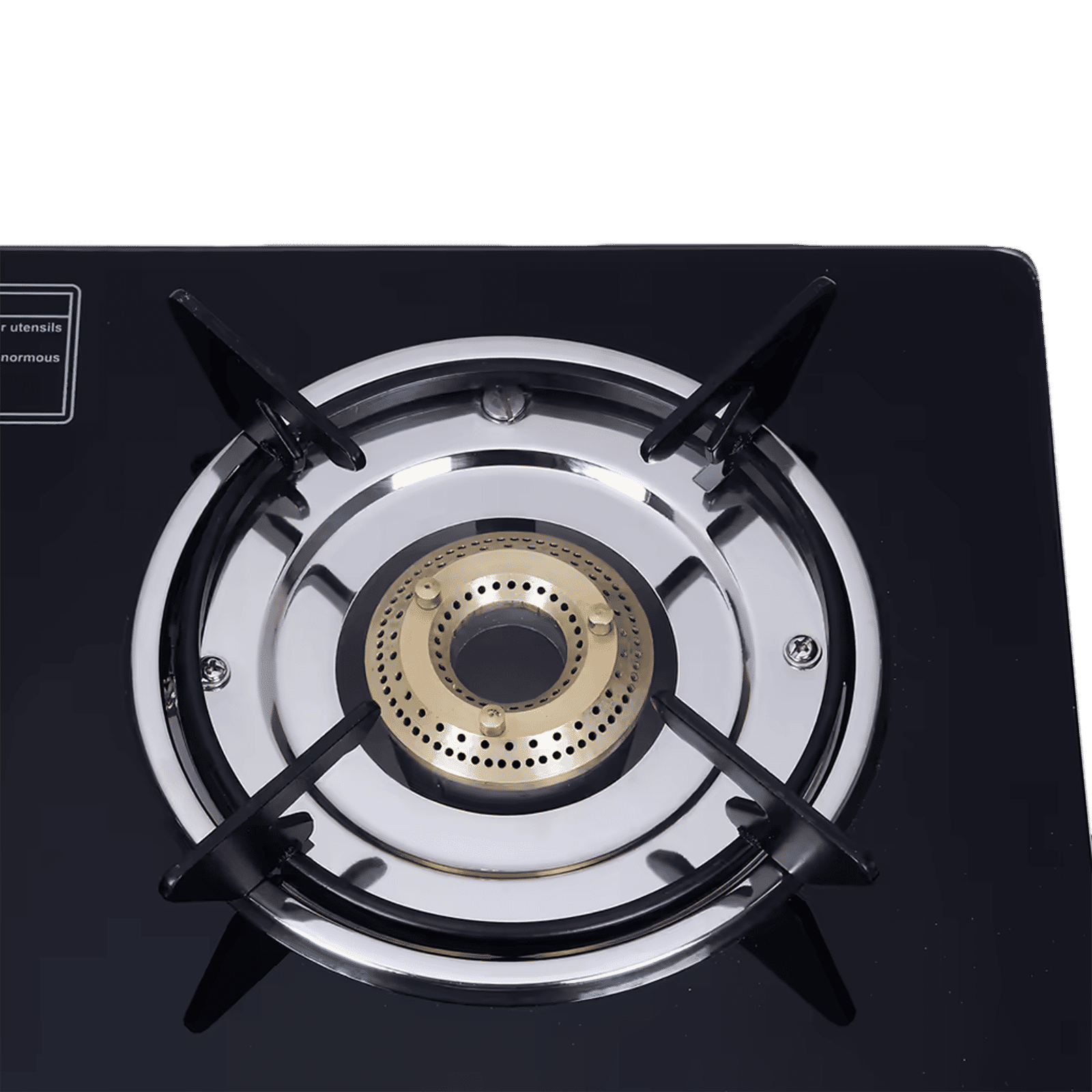 Croma Classic Toughened Glass Top 2 Burner Manual Gas Stove (ISI Certified, Black)_11
