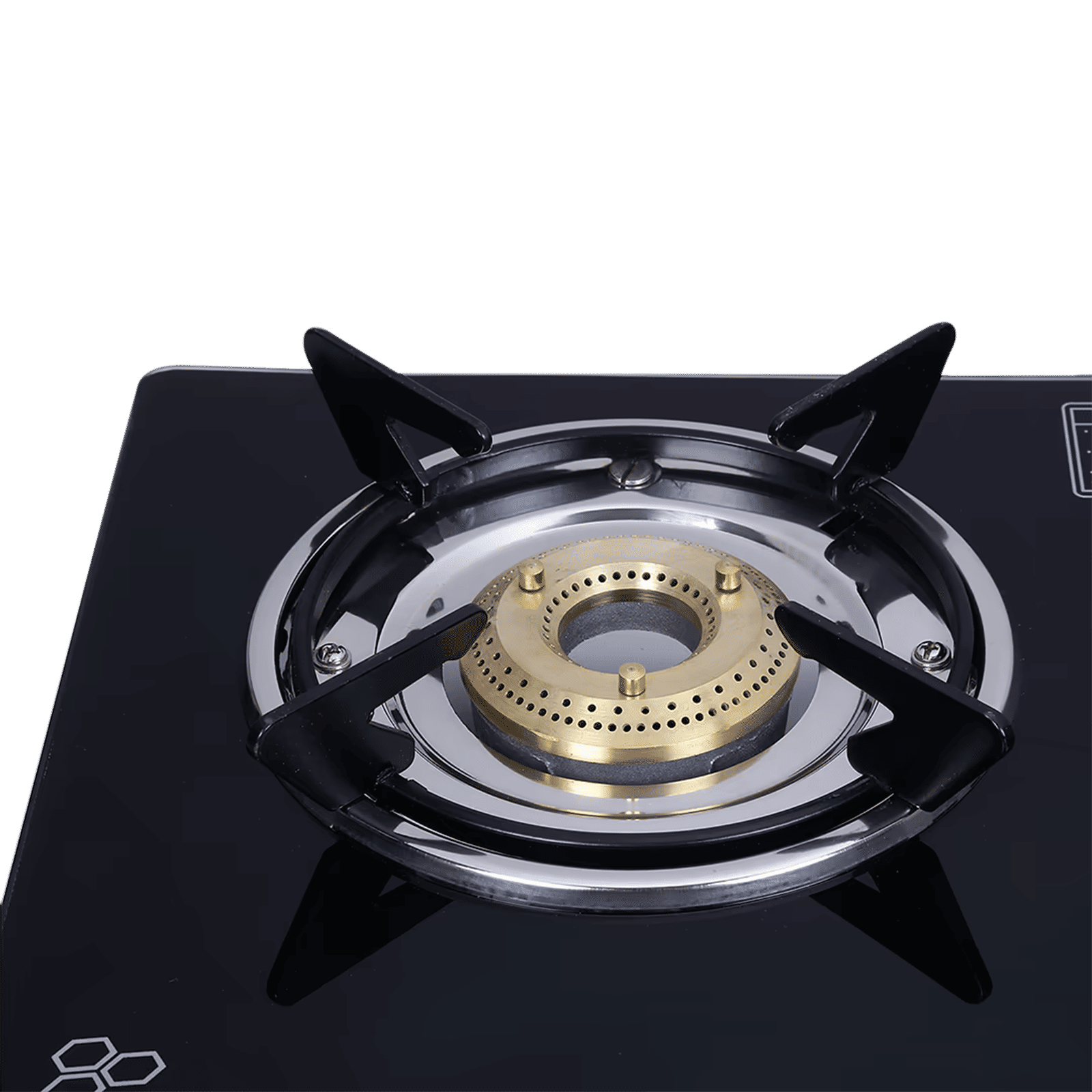 Croma Classic Toughened Glass Top 2 Burner Manual Gas Stove (ISI Certified, Black)_8