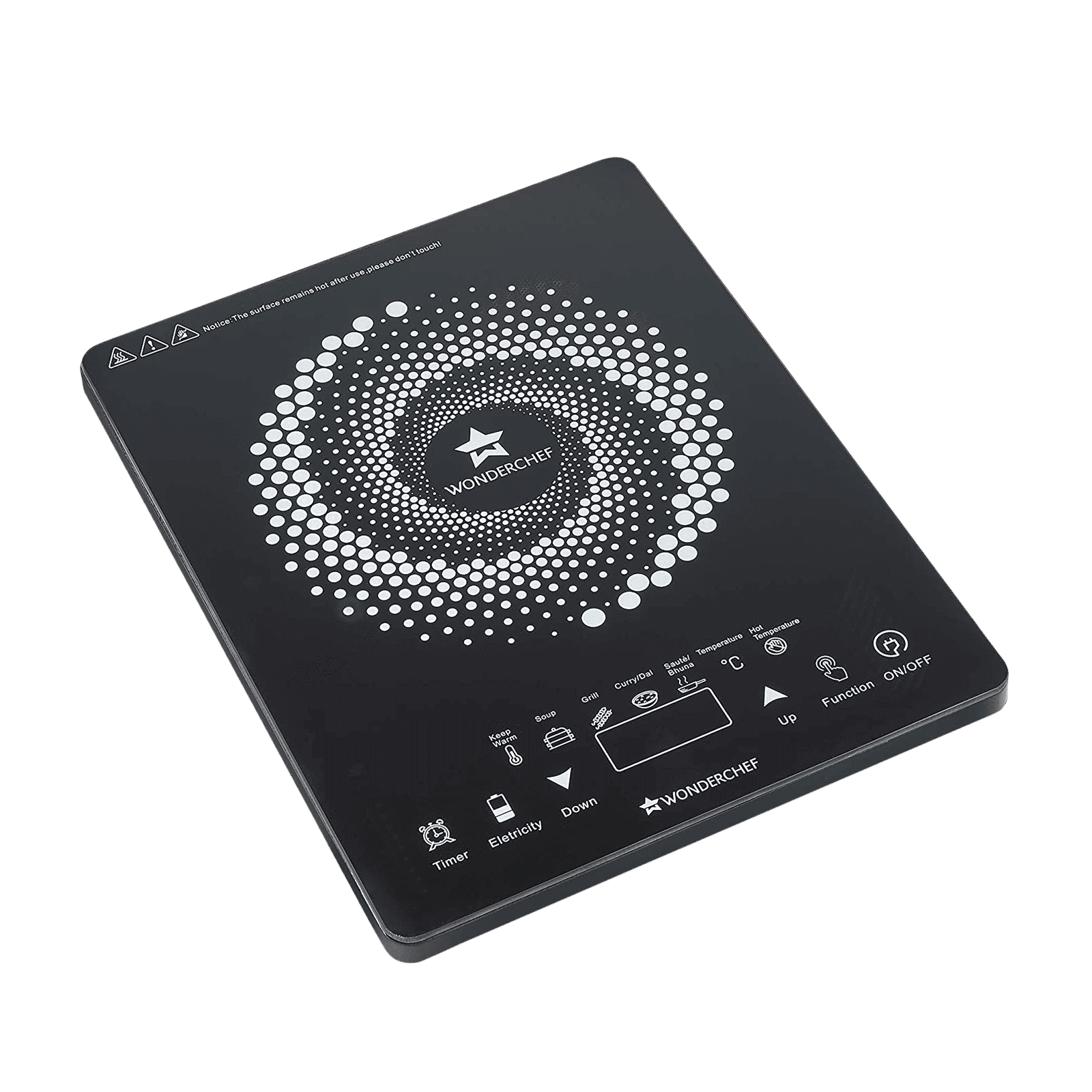 WONDERCHEF Easy Cook 2200W Induction Cooktop with 4 Preset Menus WONDERCHEF Easy Cook 2200W Induction Cooktop with 4 Preset Menus_10