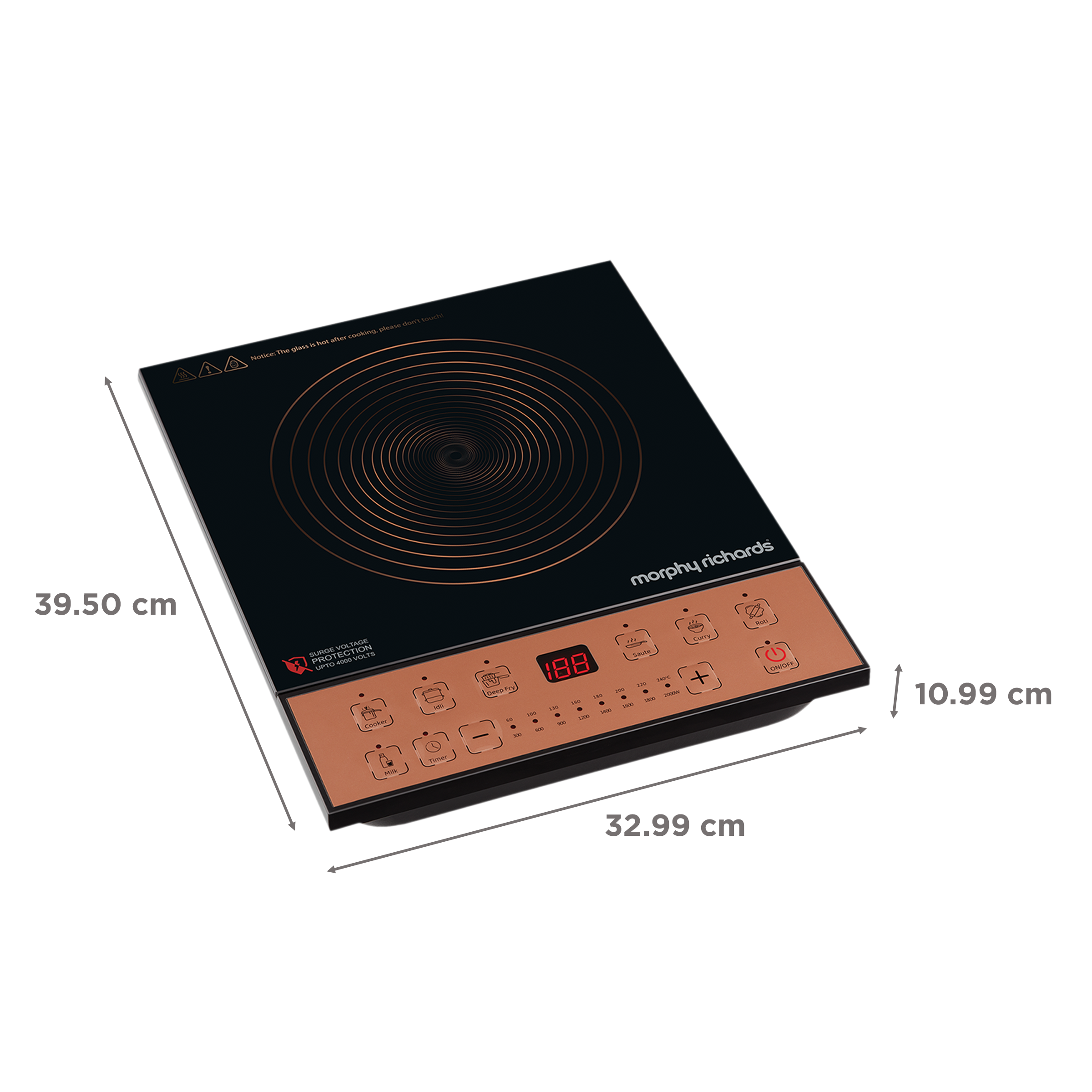 Morphy Richards Belleza 2000W Induction Cooktop with 7 Preset Menus_2