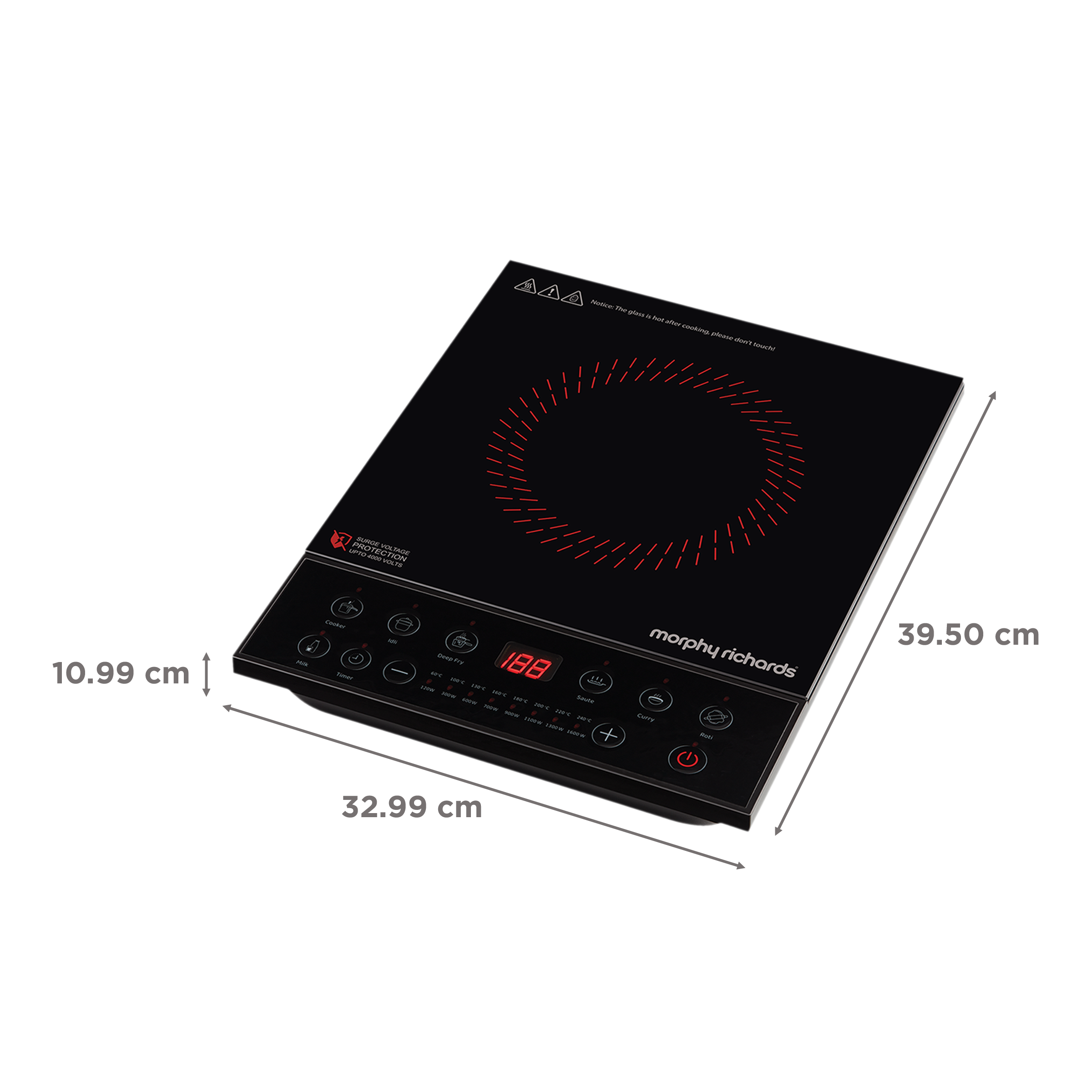 Morphy Richards Omnia 1600W Induction Cooktop with 7 Preset Menus_2