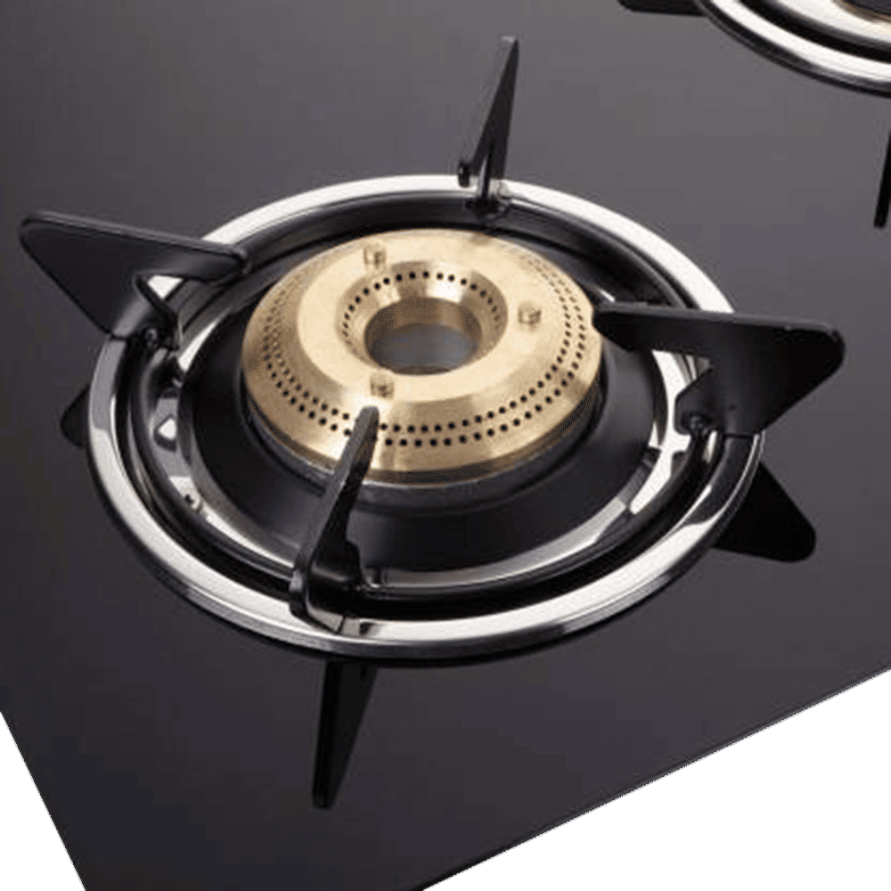 Elica Patio ICT 773 BLK SS DT AI Toughened Glass Top 3 Burner Automatic Gas Stove (Rust Resistant, Black) Elica Patio ICT 773 BLK SS DT AI Toughened Glass Top 3 Burner Automatic Gas Stove (Rust Resistant, Black)_5