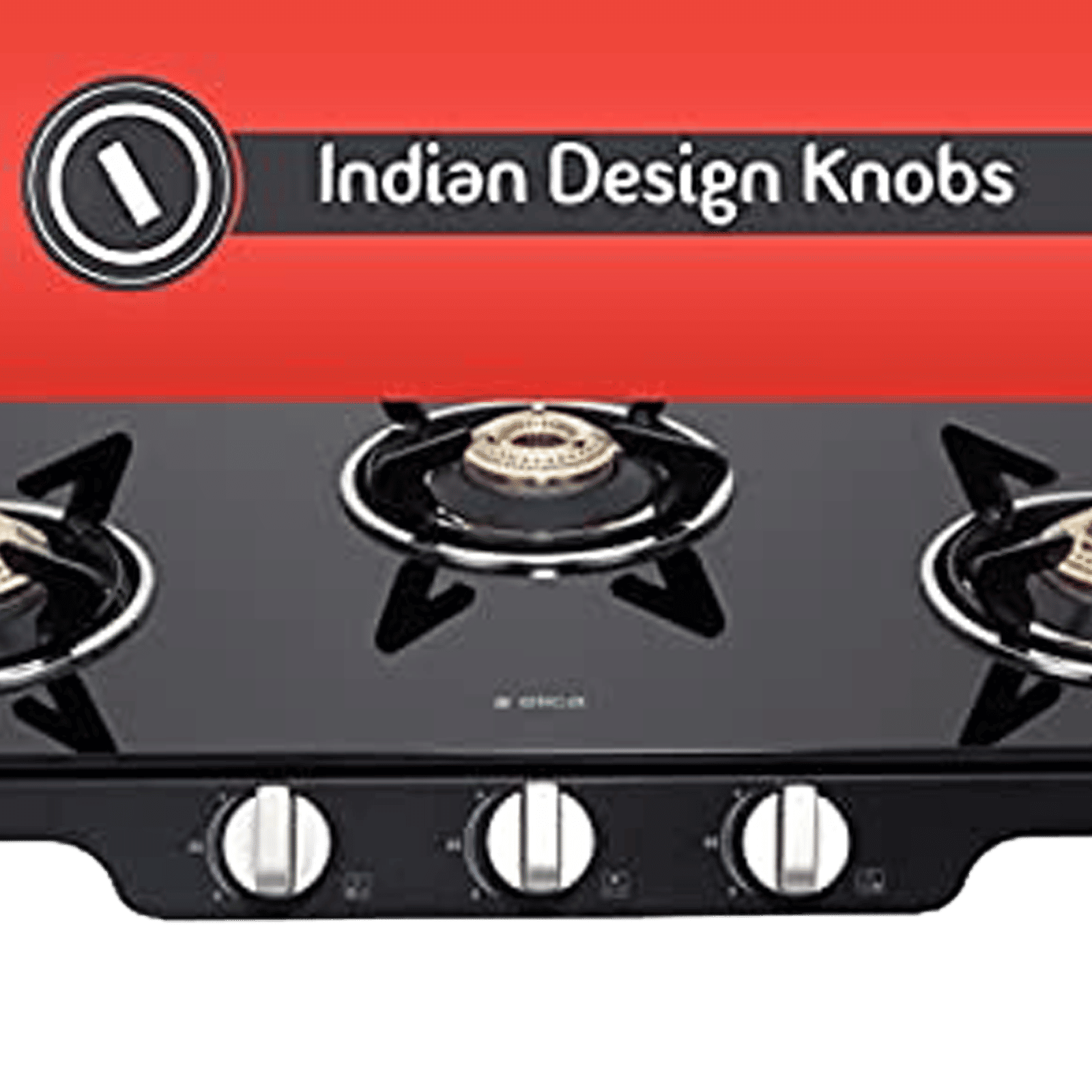 Elica Patio ICT 773 BLK SS DT AI Toughened Glass Top 3 Burner Automatic Gas Stove (Rust Resistant, Black) Elica Patio ICT 773 BLK SS DT AI Toughened Glass Top 3 Burner Automatic Gas Stove (Rust Resistant, Black)_7
