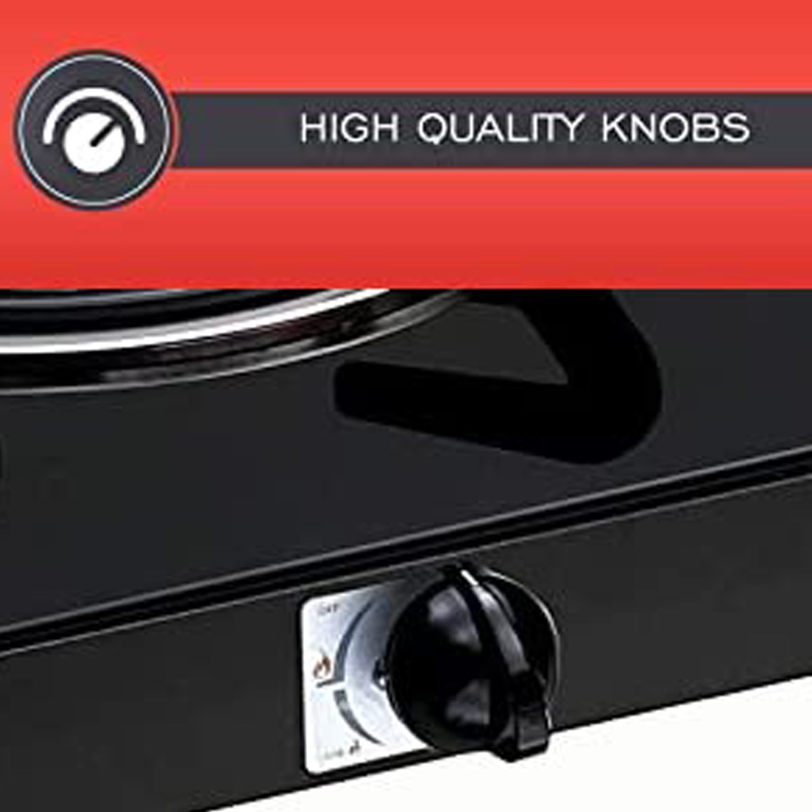 Elica 662 CT VETRO 1J Toughened Glass Top 2 Burner Manual Gas Stove (Round Euro Coated Grid, Black)_8