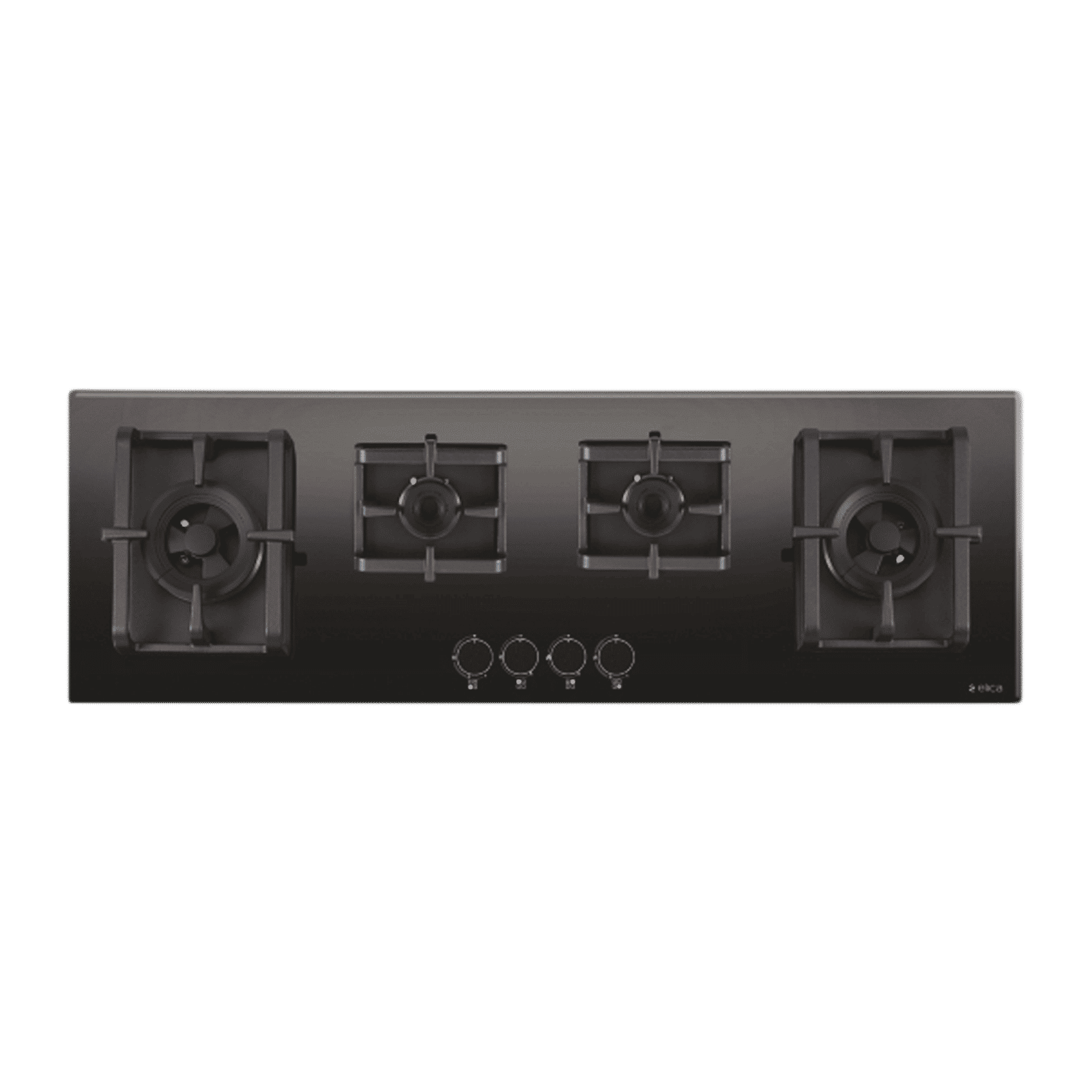 Elica PRO MAX FB MFC 4B 120 DX FFD Glass Top 4 Burner Automatic Electric Hob (Round Metallic Knob, Black)_1