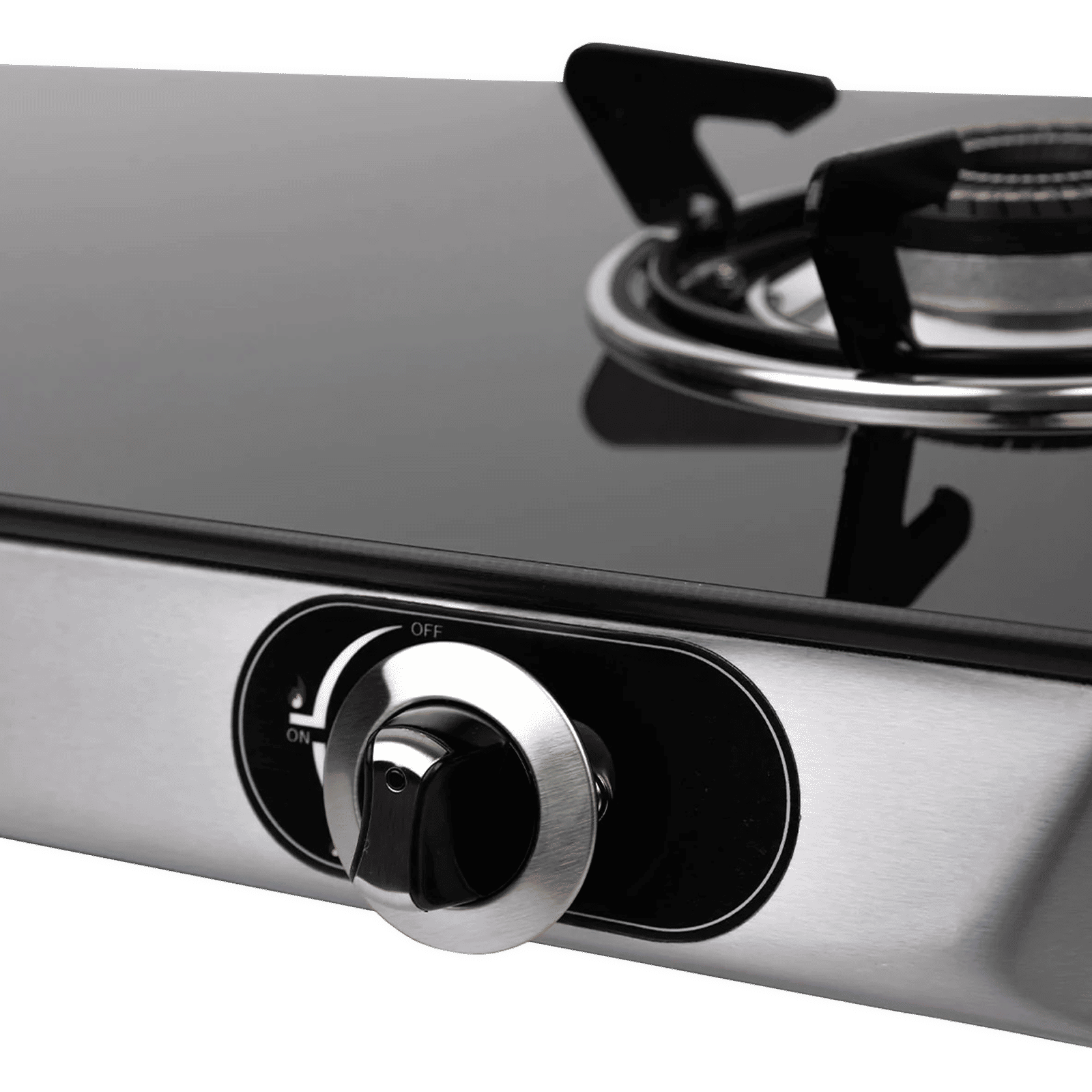 Blowhot Jasper Toughened Glass Top 2 Burner Automatic Electric Gas Stove (ISI Certified, Black)_5