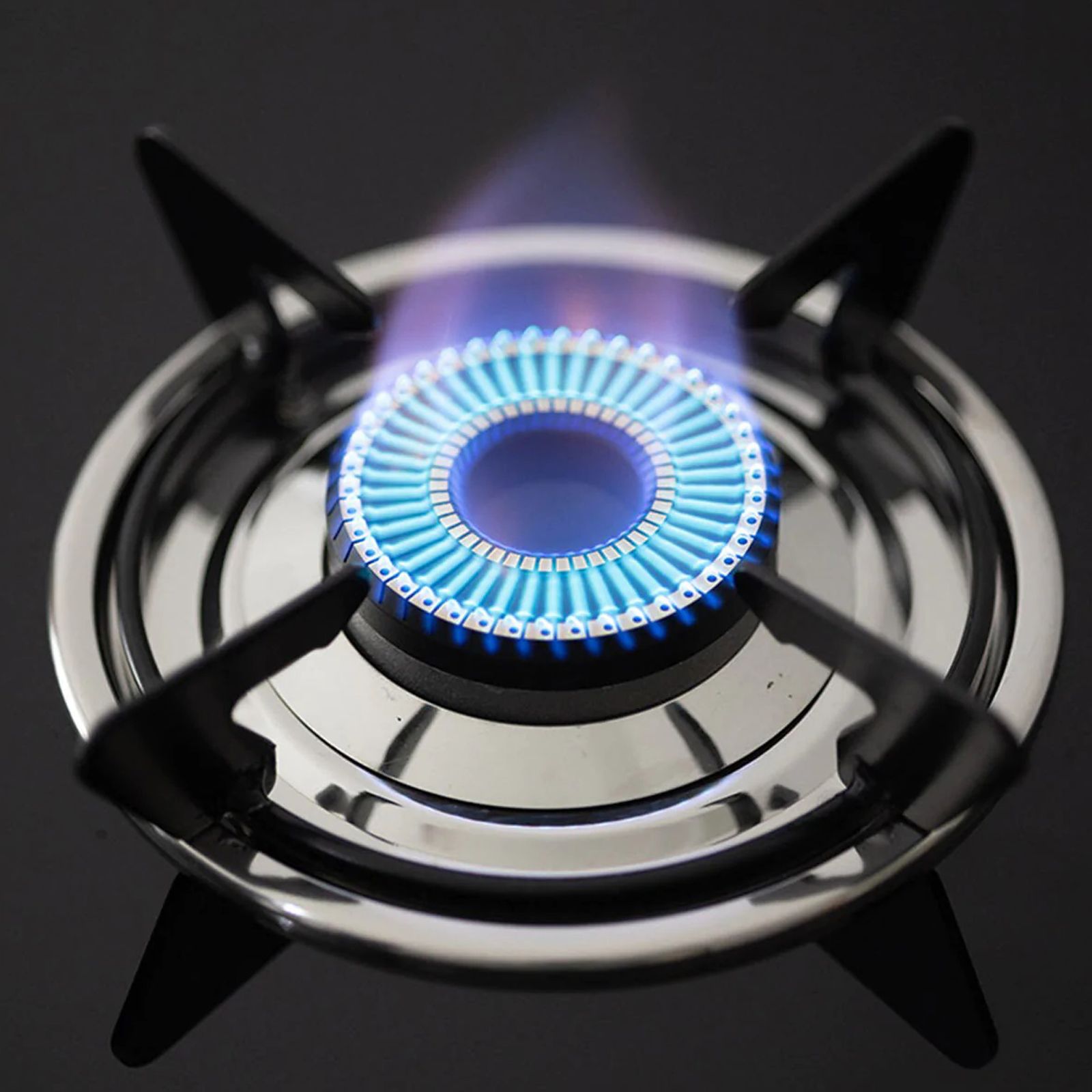 Blowhot Jasper Toughened Glass Top 4 Burner Automatic Electric Gas Stove (ISI Certified, Black)_4