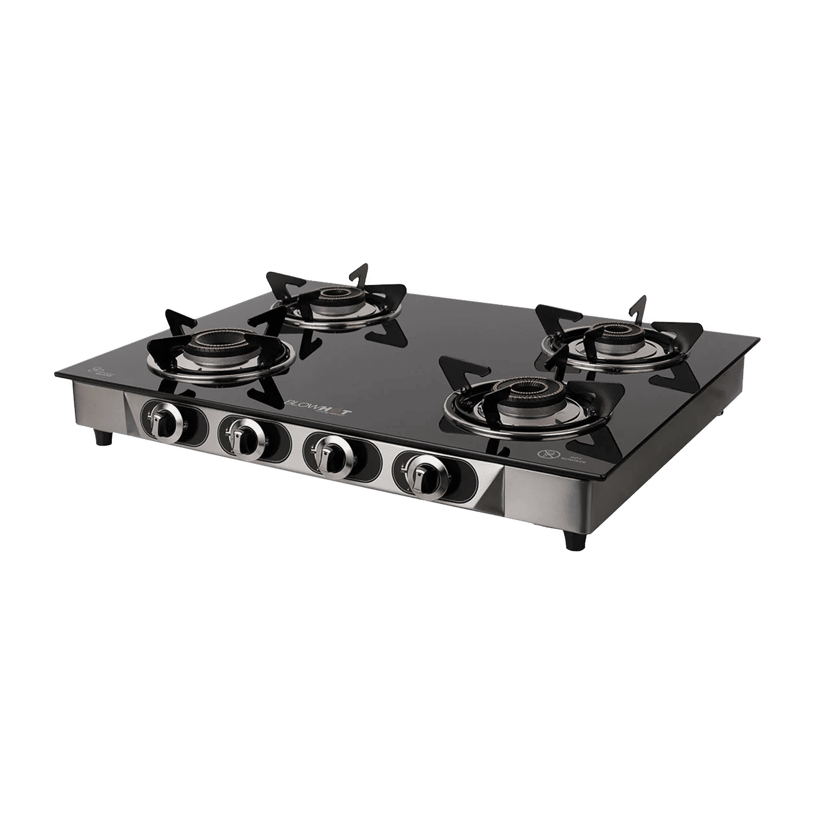 Blowhot Jasper Toughened Glass Top 4 Burner Manual Gas Stove (ISI Certified, Black)_12