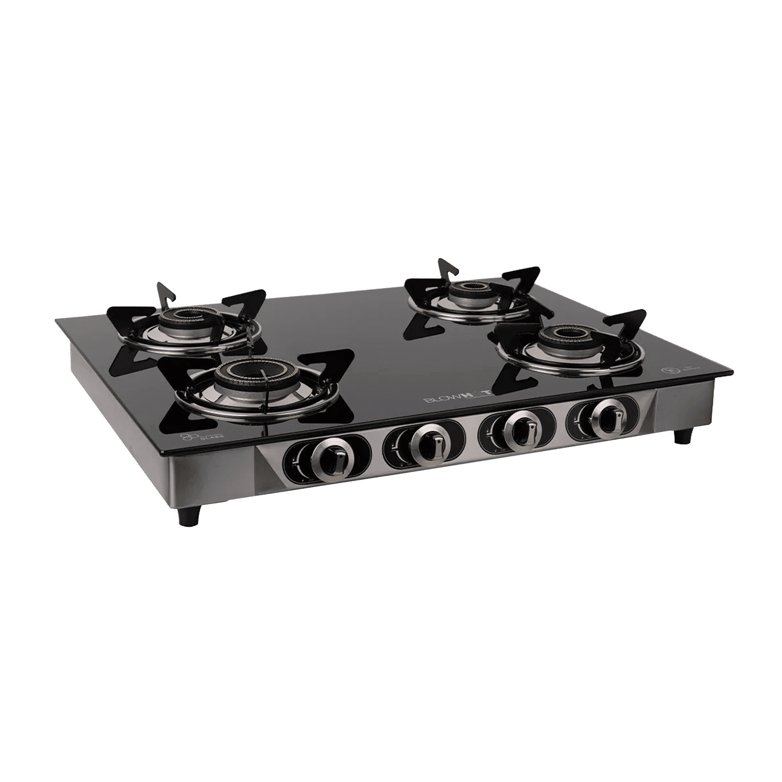 Blowhot Jasper Toughened Glass Top 4 Burner Manual Gas Stove (ISI Certified, Black)_13