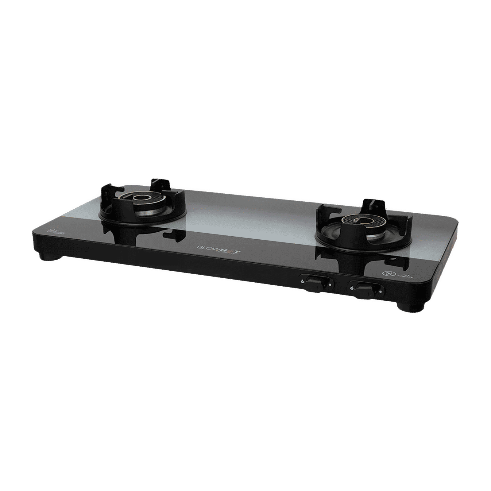 Blowhot Sapphire Toughened Glass Top 2 Burner Manual Gas Stove (ISI Certified, Black)_12