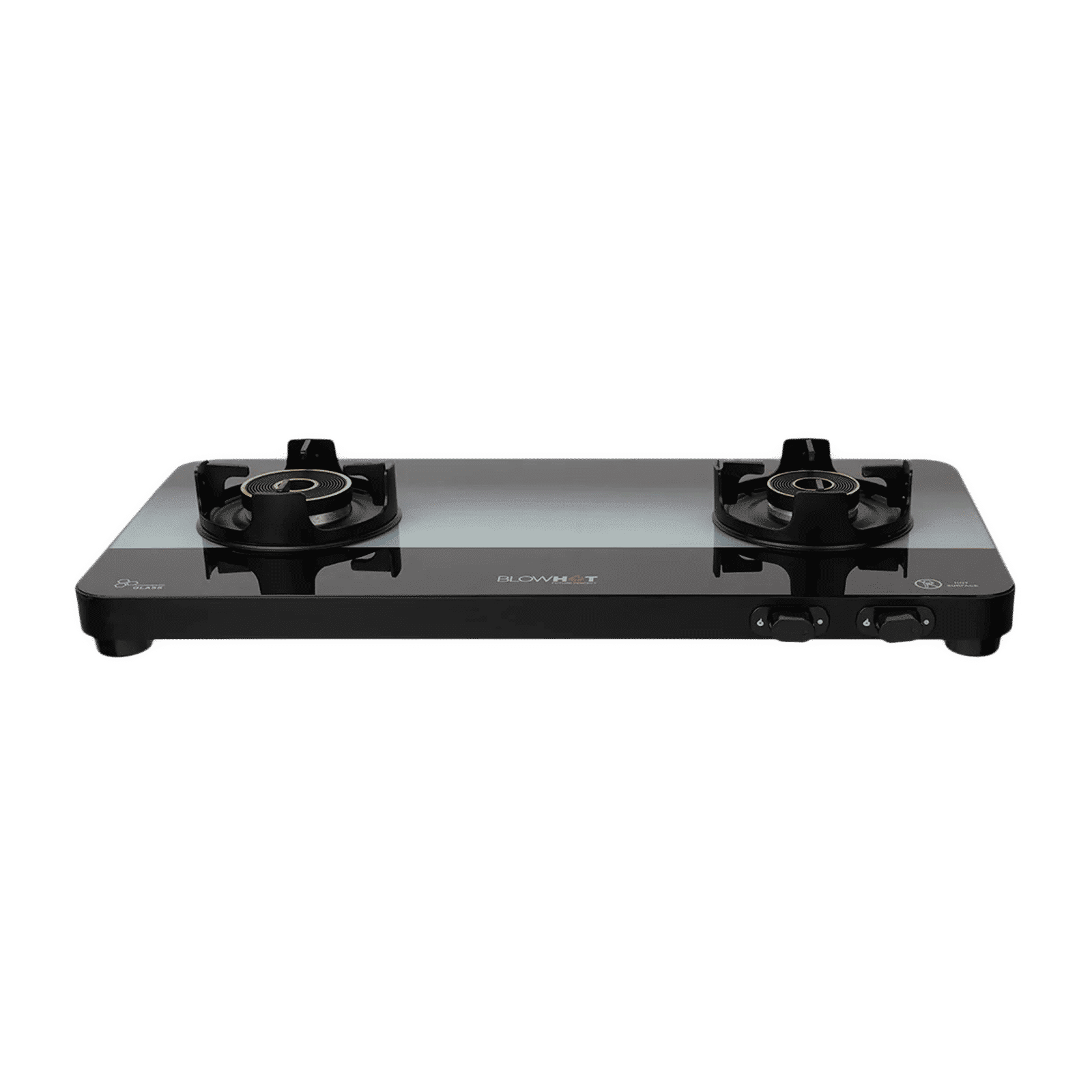 Blowhot Sapphire Toughened Glass Top 2 Burner Manual Gas Stove (ISI Certified, Black)_6
