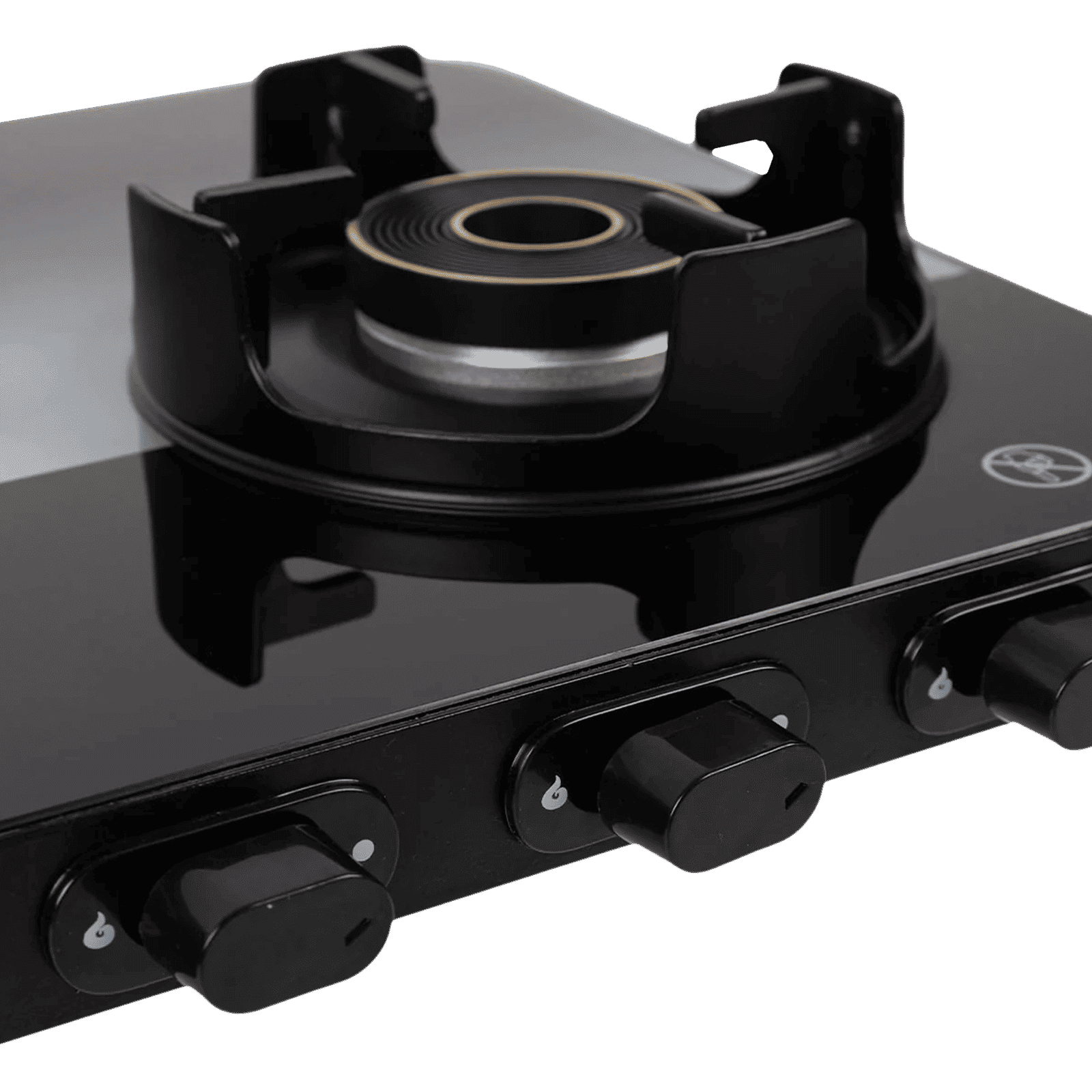 Blowhot Sapphire Toughened Glass Top 3 Burner Manual Gas Stove (ISI Certified, Black)_5