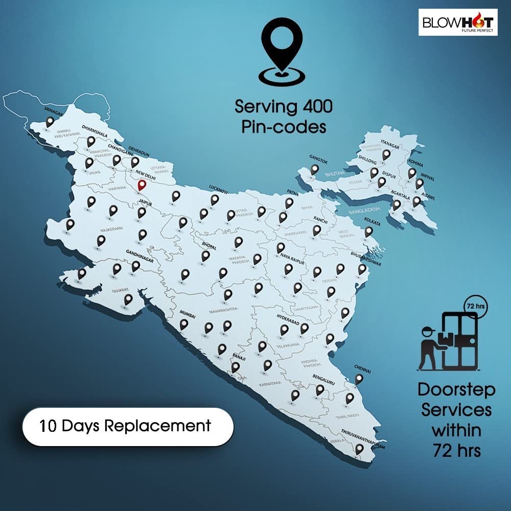 Blowhot Sapphire Toughened Glass Top 4 Burner Manual Gas Stove (ISI Certified, Black)_7