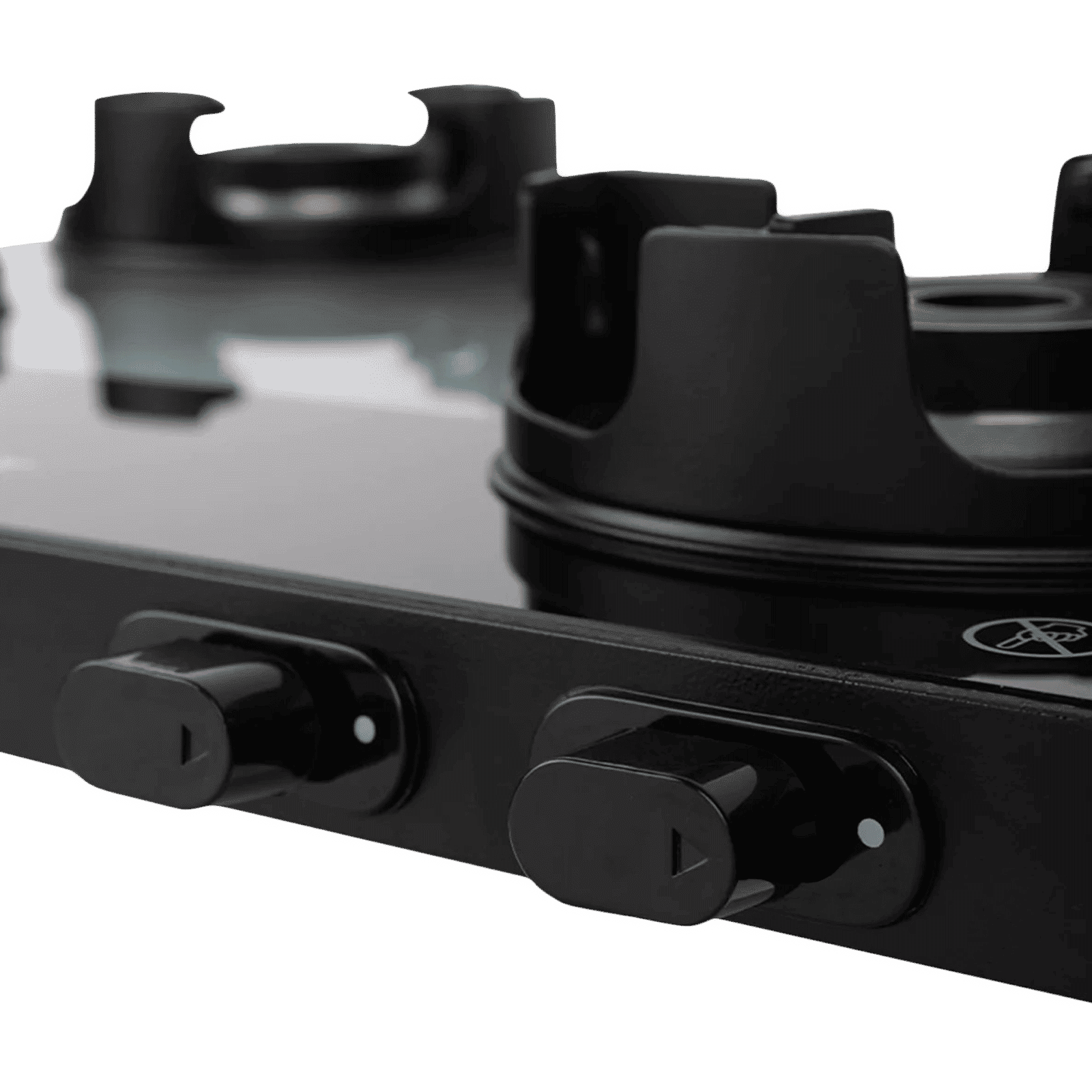 Blowhot Sapphire Toughened Glass Top 4 Burner Manual Gas Stove (ISI Certified, Black)_5